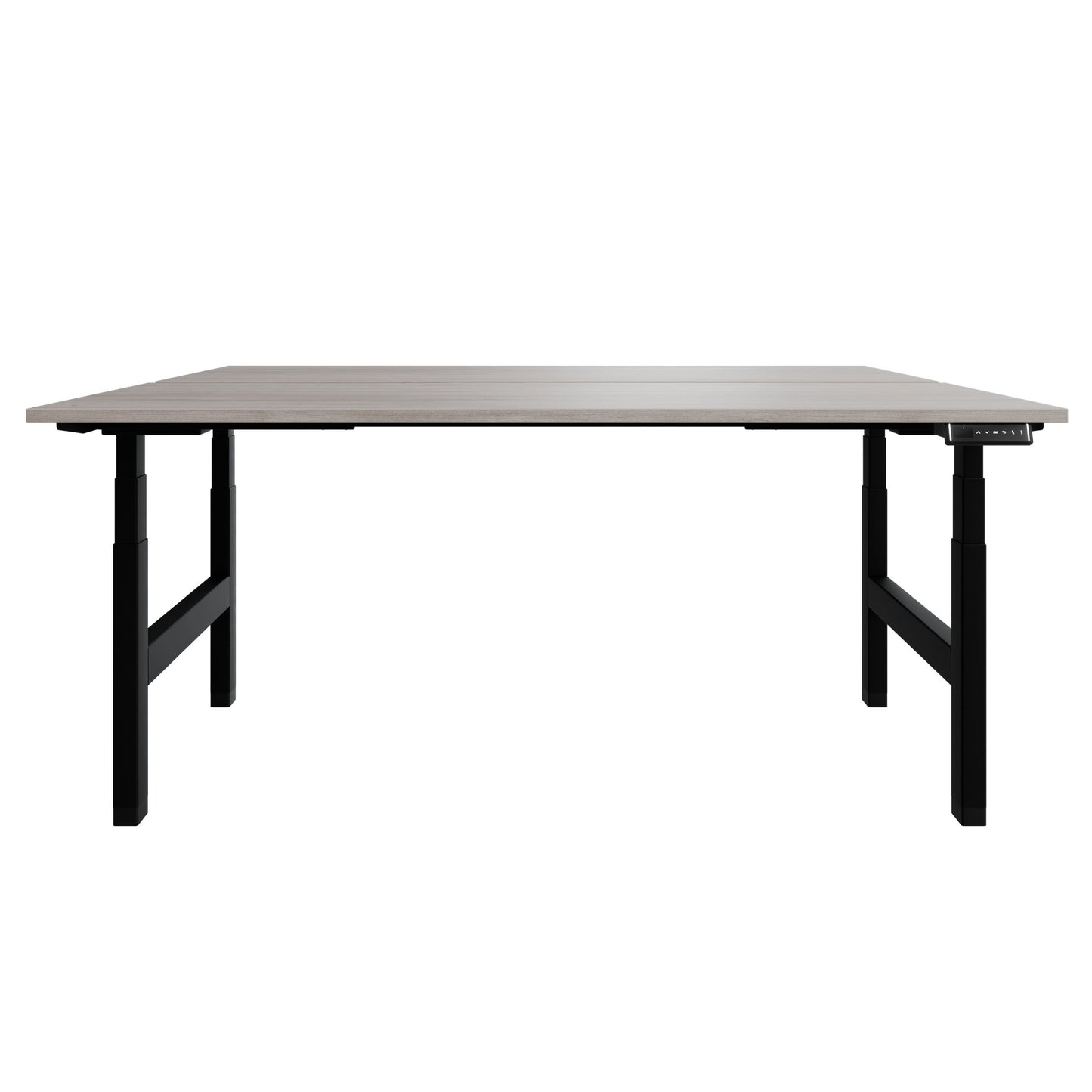 Bureau TELDRA Pro Team | 1600-1800 mm, réglable en hauteur électriquement, chêne nord gris