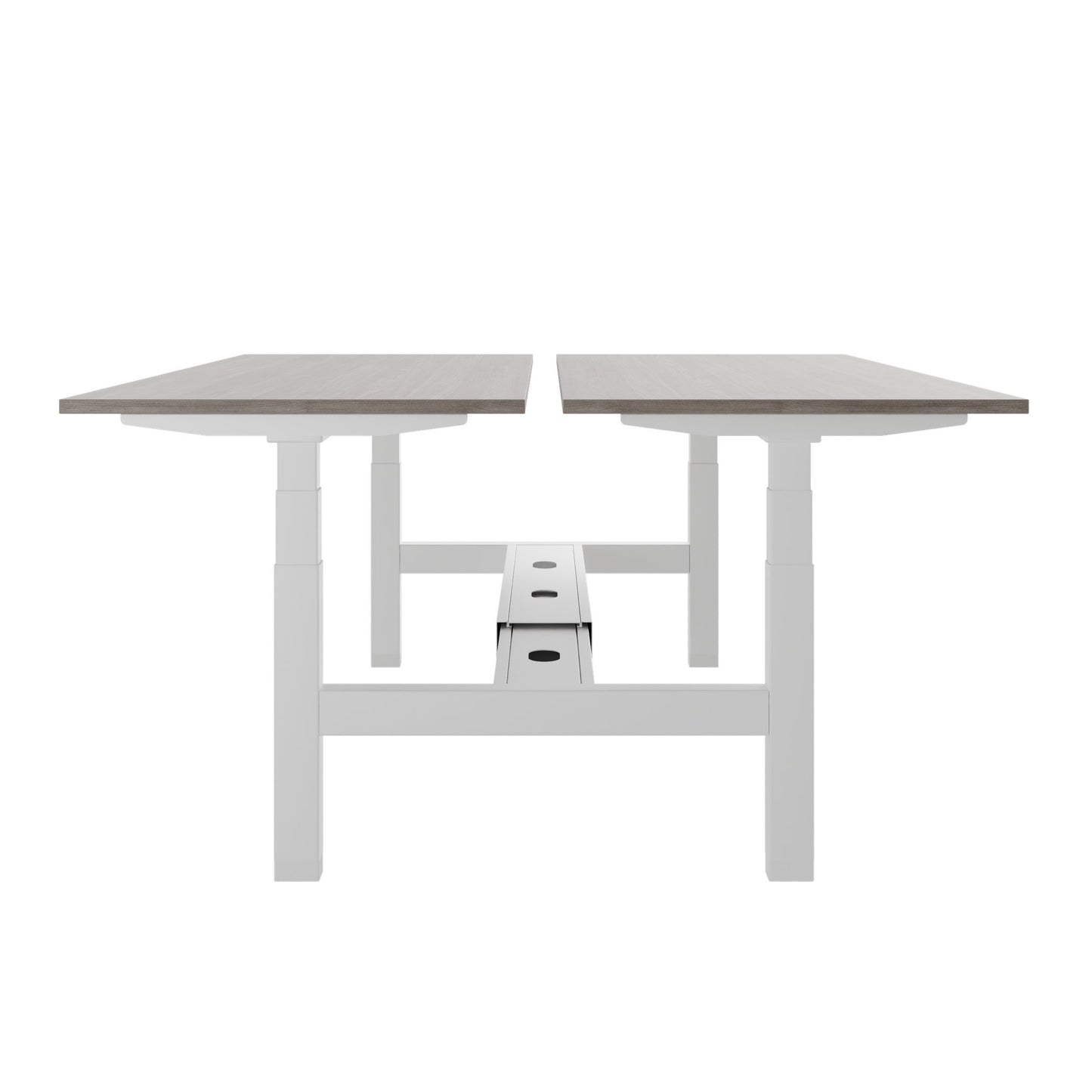 Bureau TELDRA Pro Team | 1600-1800 mm, réglable en hauteur électriquement, chêne nord gris