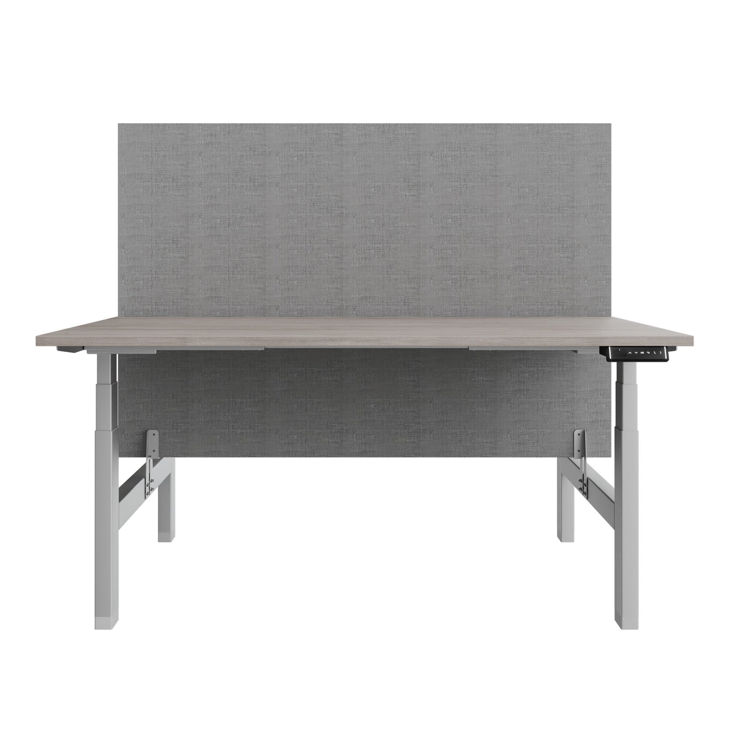 Bureau TELDRA Pro Team | 1600-1800 mm, réglable en hauteur électriquement, chêne nord gris