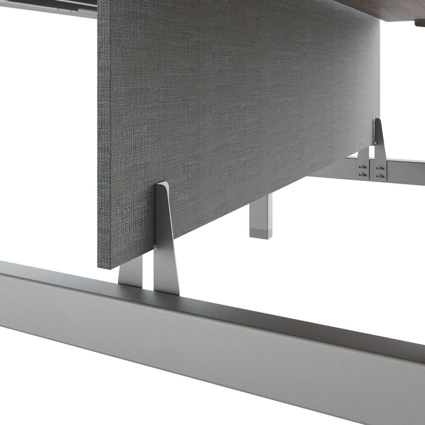 Bureau TELDRA Pro Team | 1600-1800 mm, réglable en hauteur électriquement, chêne nord gris