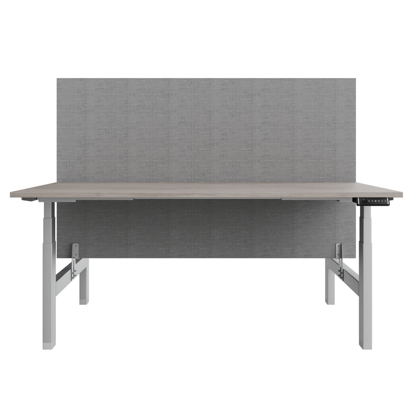 Bureau TELDRA Pro Team | 1600-1800 mm, réglable en hauteur électriquement, chêne nord gris