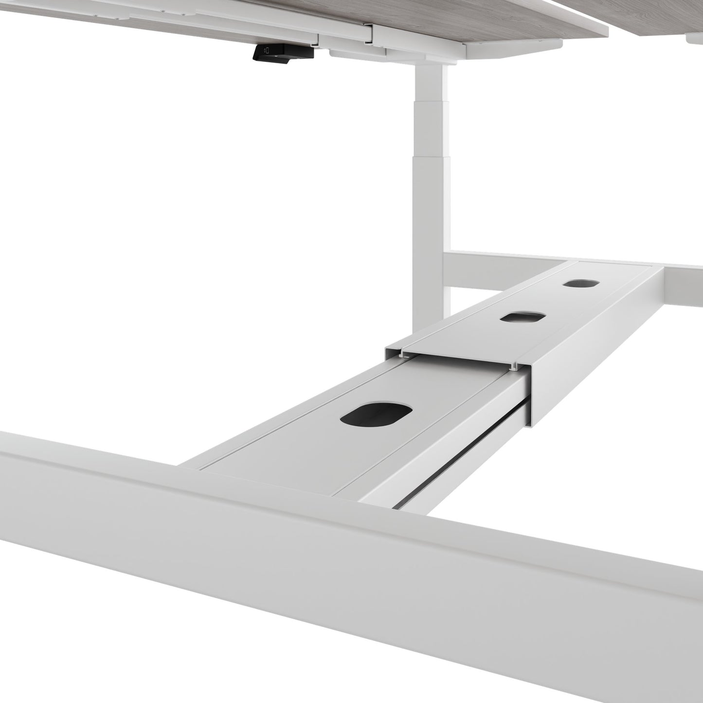 Bureau TELDRA Pro Team | 1600-1800 mm, réglable en hauteur électriquement, chêne nord gris