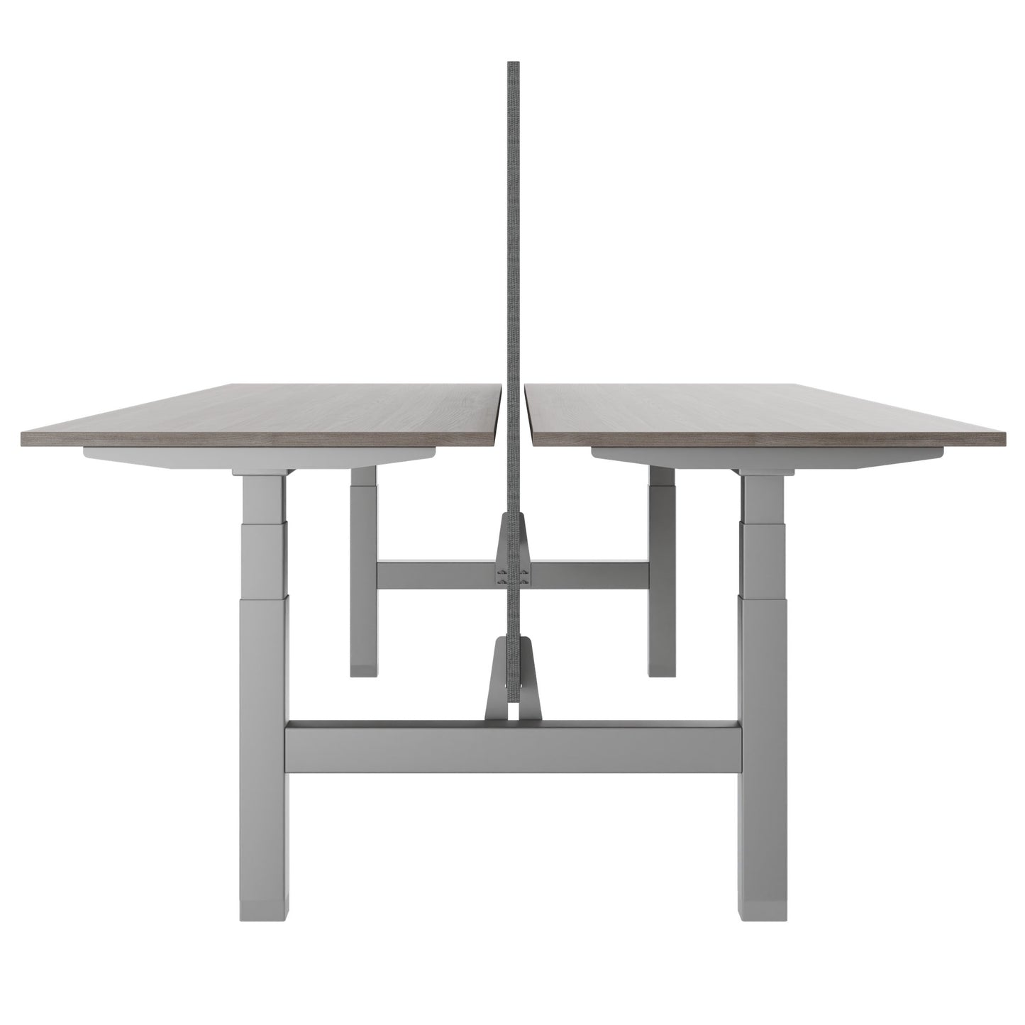 Bureau TELDRA Pro Team | 1600-1800 mm, réglable en hauteur électriquement, chêne nord gris