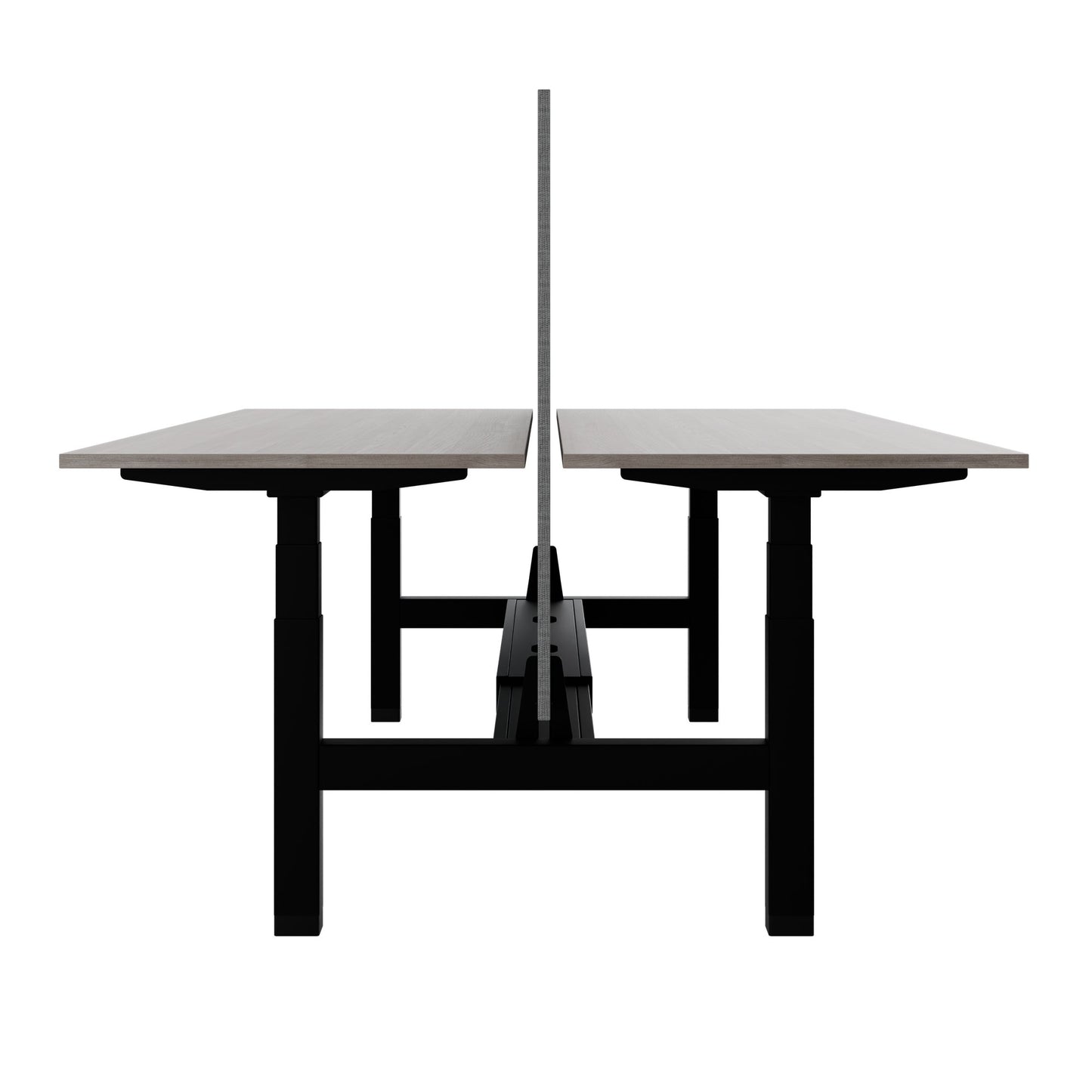 Bureau TELDRA Pro Team | 1600-1800 mm, réglable en hauteur électriquement, chêne nord gris