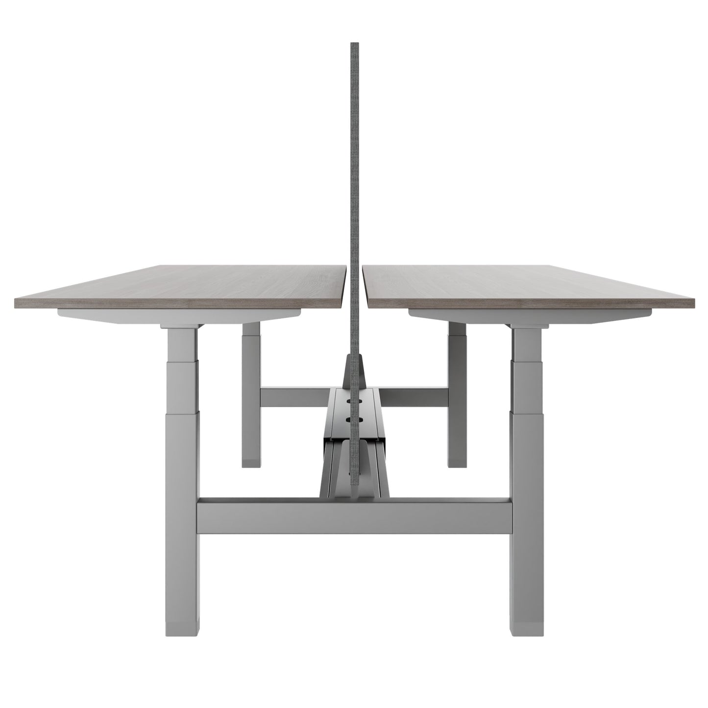 Bureau TELDRA Pro Team | 1600-1800 mm, réglable en hauteur électriquement, chêne nord gris