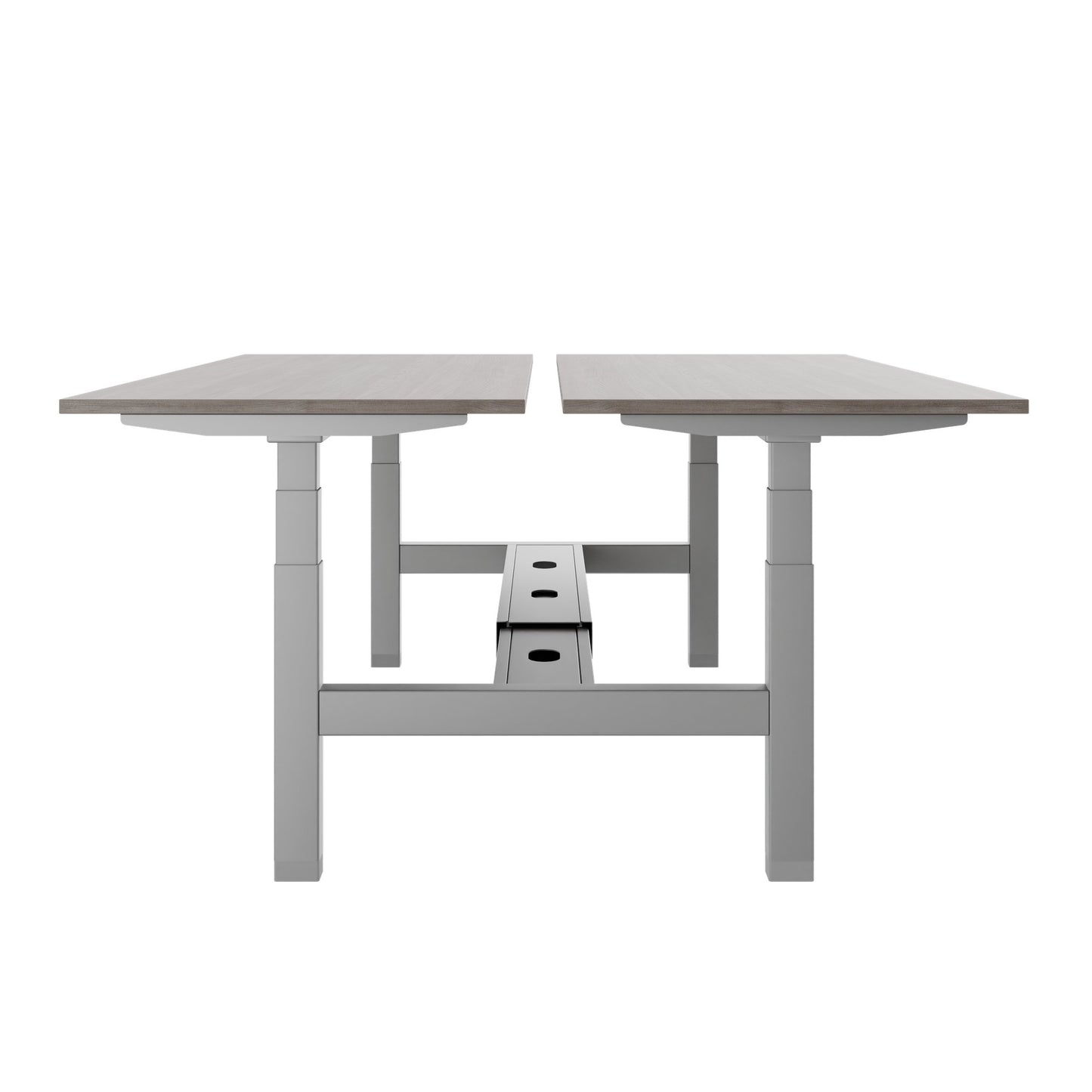 Bureau TELDRA Pro Team | 1600-1800 mm, réglable en hauteur électriquement, chêne nord gris