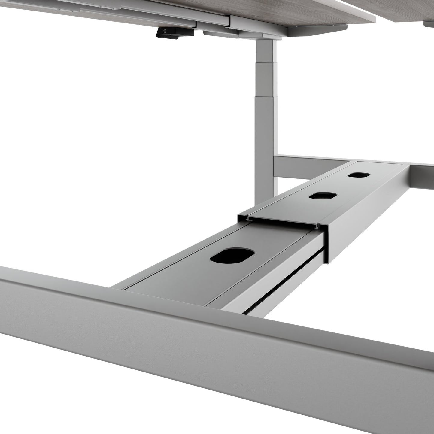 Bureau TELDRA Pro Team | 1600-1800 mm, réglable en hauteur électriquement, chêne nord gris