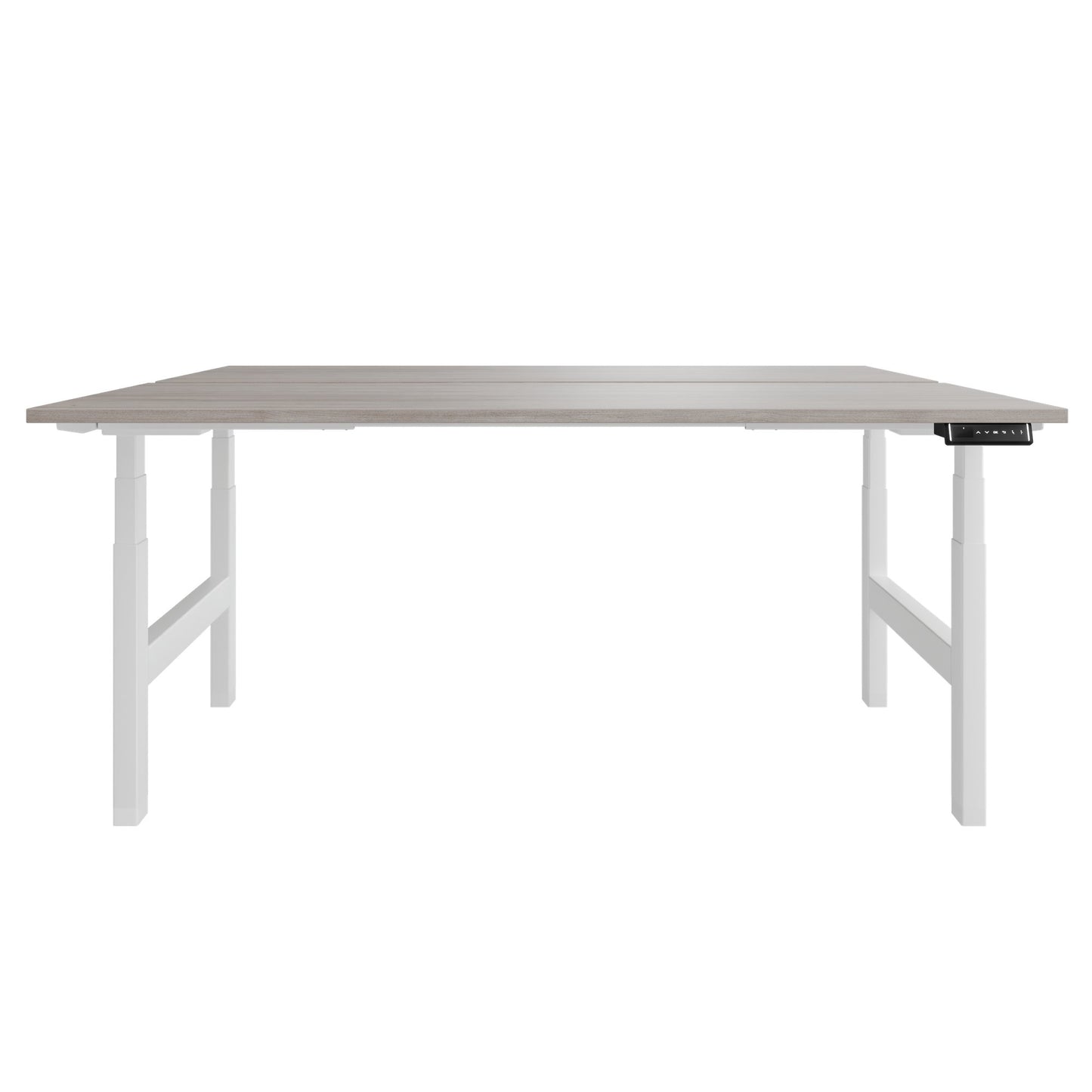 Bureau TELDRA Pro Team | 1600-1800 mm, réglable en hauteur électriquement, chêne nord gris