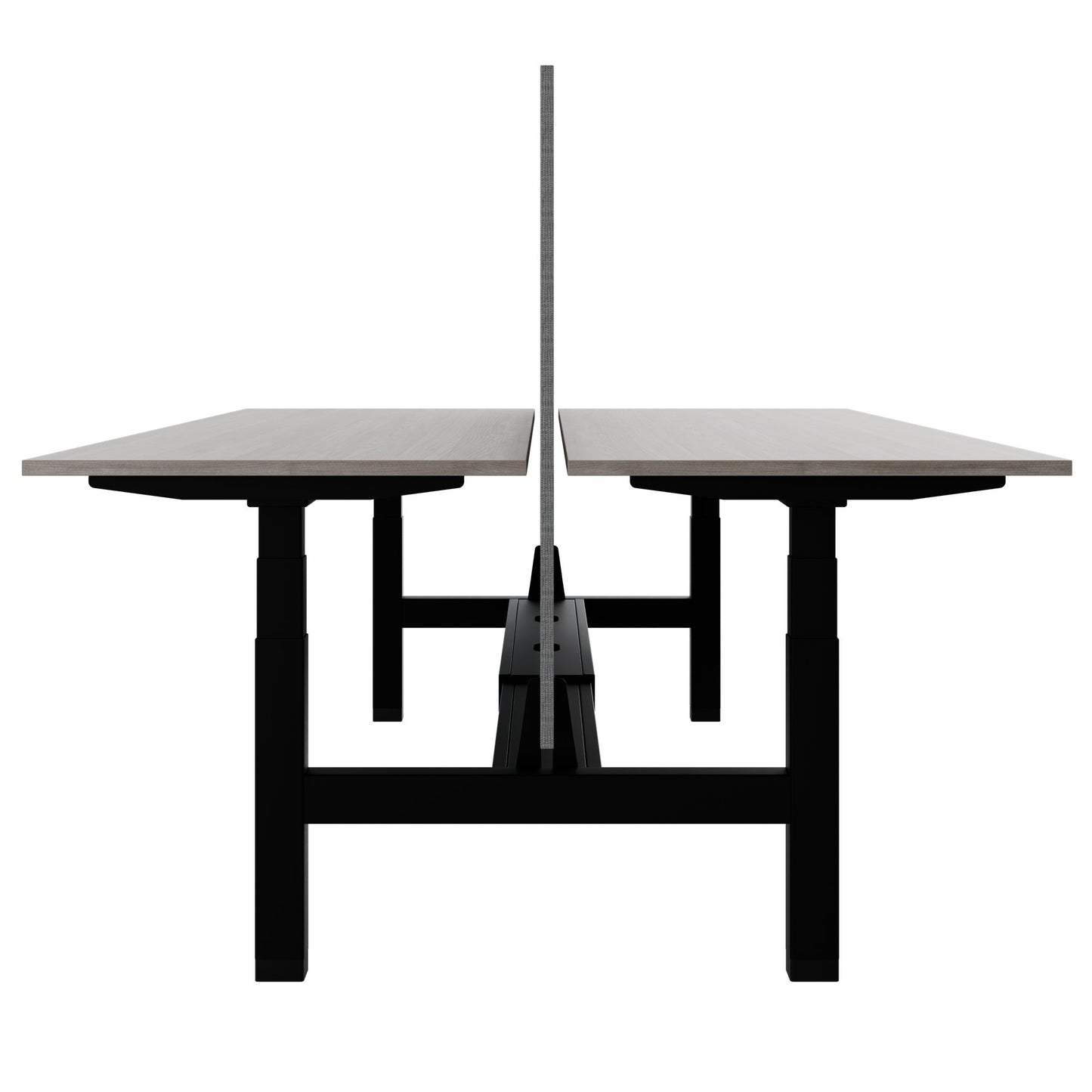 Bureau TELDRA Pro Team | 1600-1800 mm, réglable en hauteur électriquement, chêne nord gris