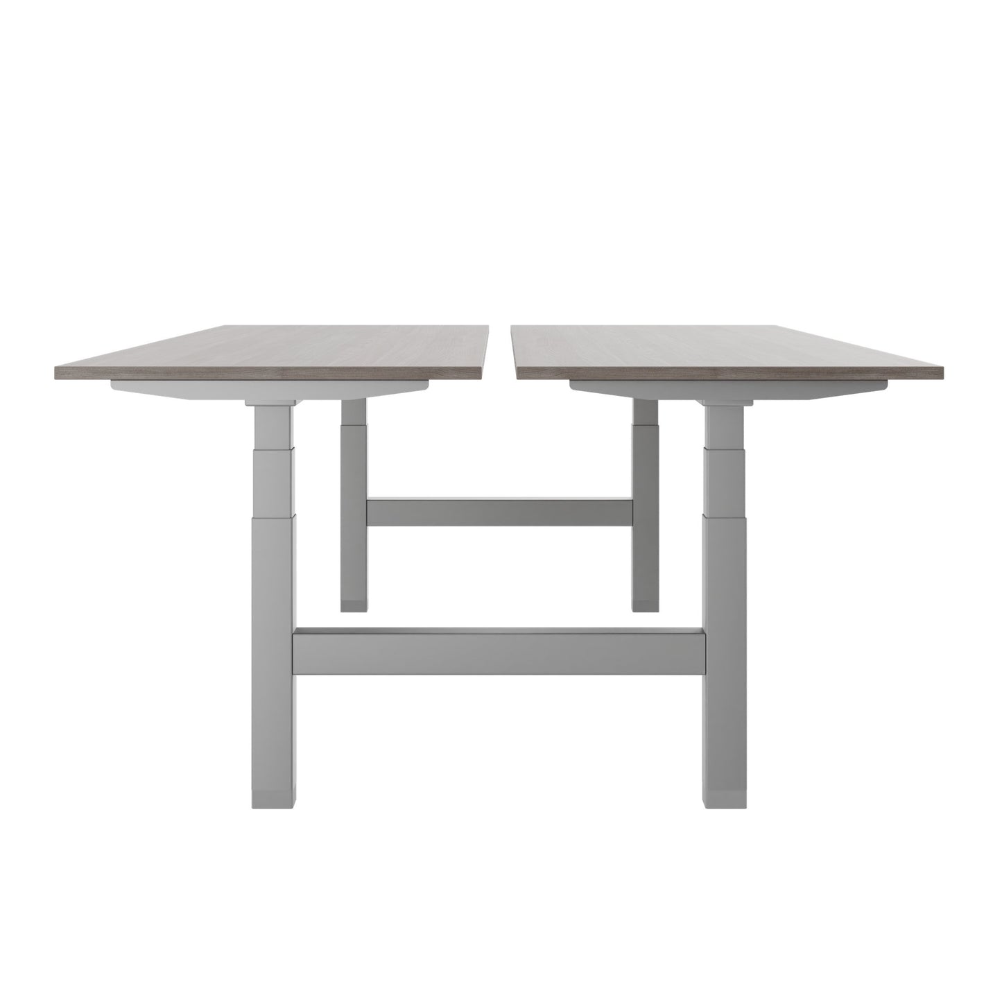 Bureau TELDRA Pro Team | 1600-1800 mm, réglable en hauteur électriquement, chêne nord gris