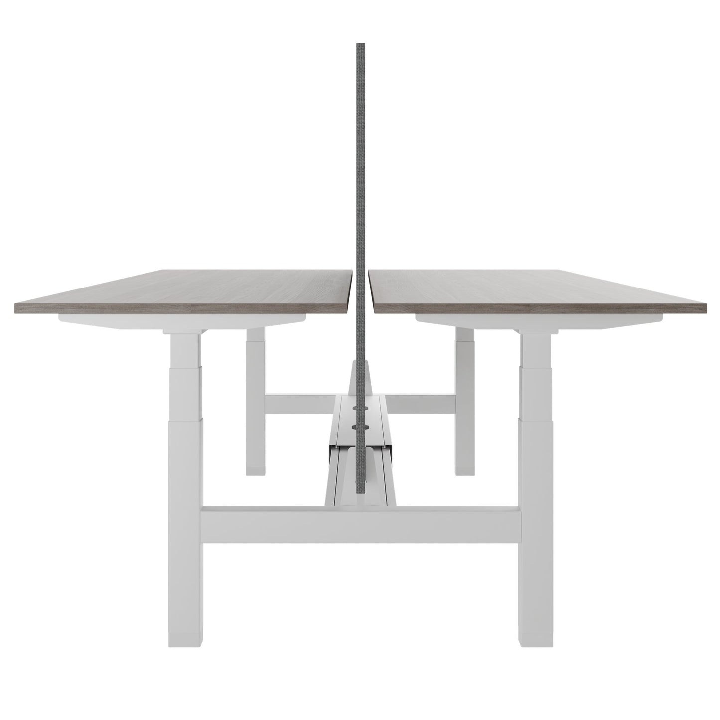 Bureau TELDRA Pro Team | 1600-1800 mm, réglable en hauteur électriquement, chêne nord gris
