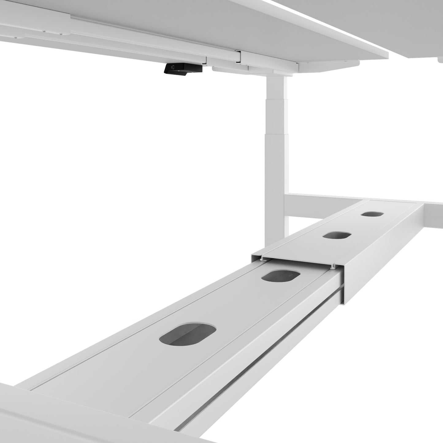 Bureau TELDRA Pro Team | 1600-1800 mm, réglable en hauteur électriquement, gris perle