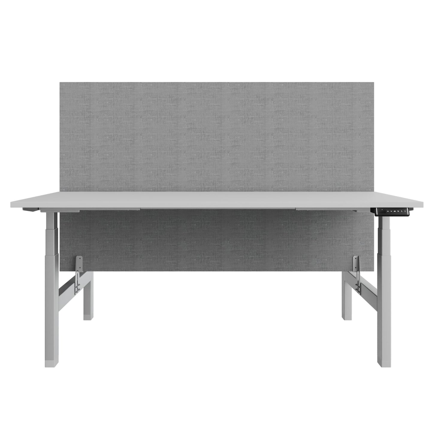 Bureau TELDRA Pro Team | 1600-1800 mm, réglable en hauteur électriquement, gris perle