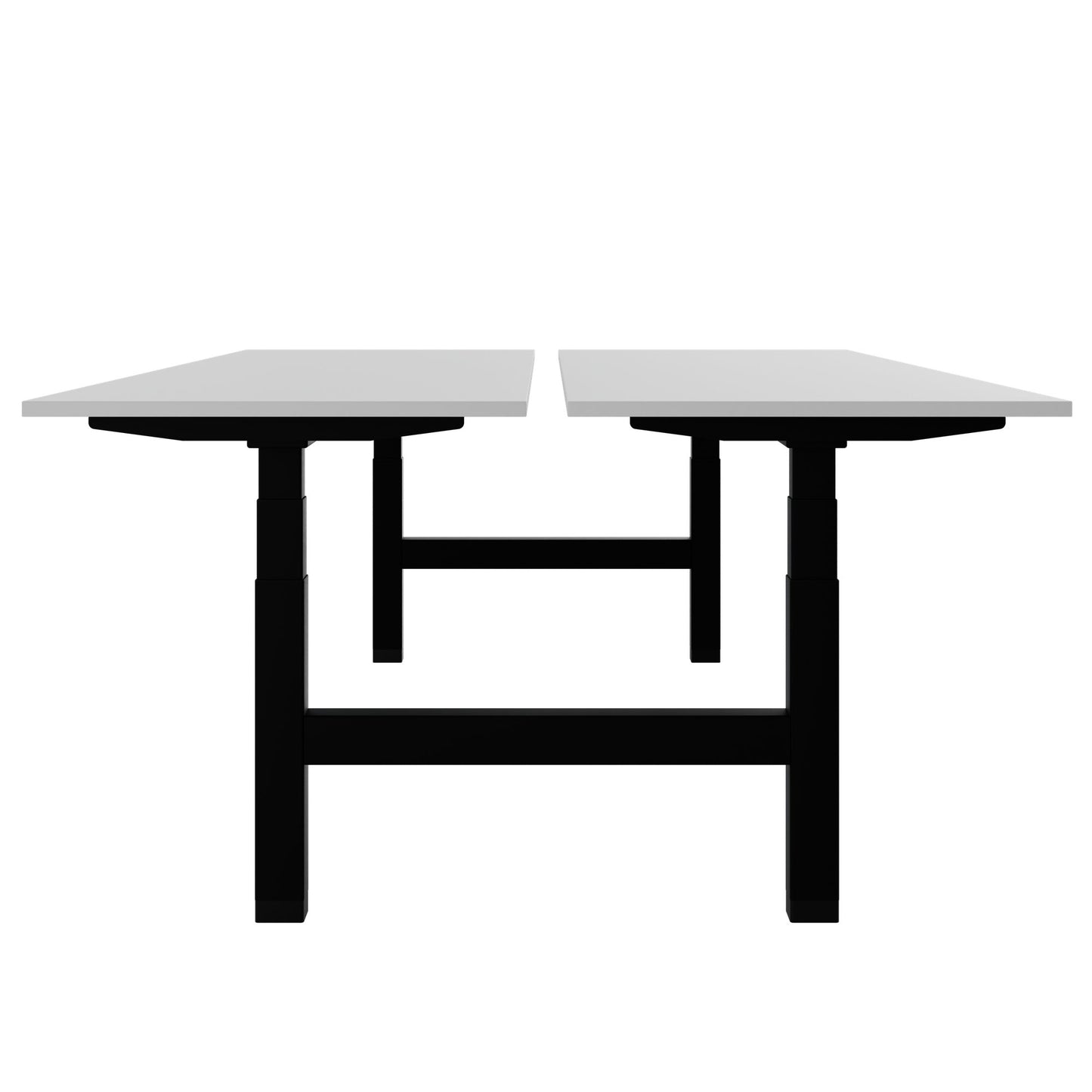 Bureau TELDRA Pro Team | 1600-1800 mm, réglable en hauteur électriquement, gris perle