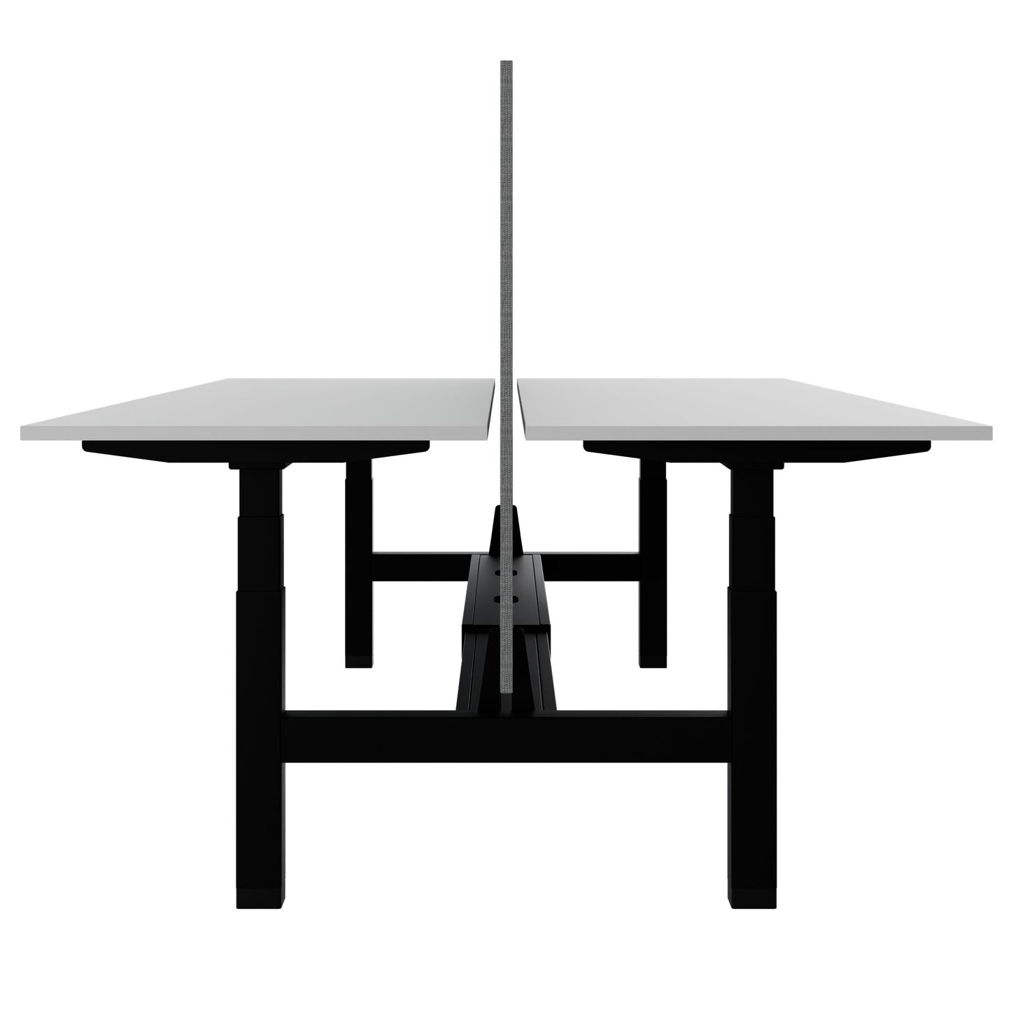 Bureau TELDRA Pro Team | 1600-1800 mm, réglable en hauteur électriquement, gris perle