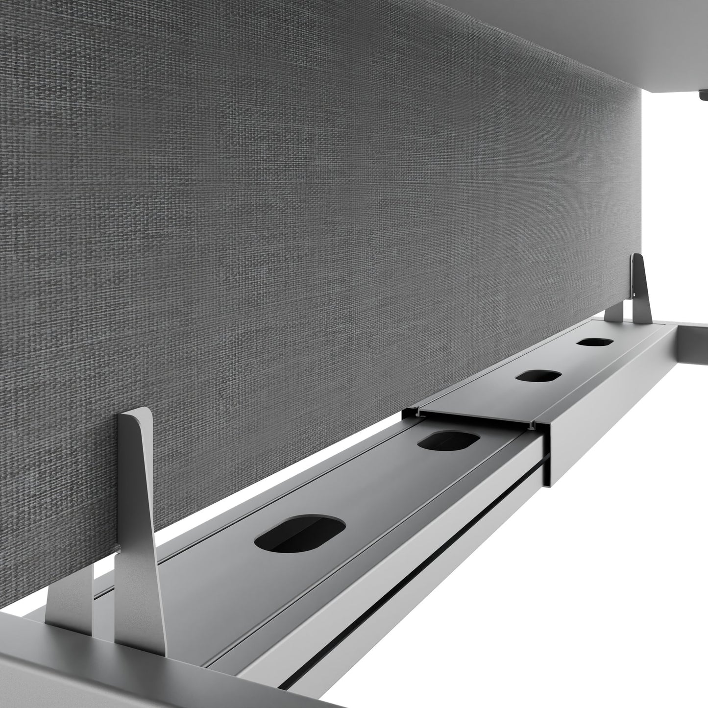 Bureau TELDRA Pro Team | 1600-1800 mm, réglable en hauteur électriquement, gris perle