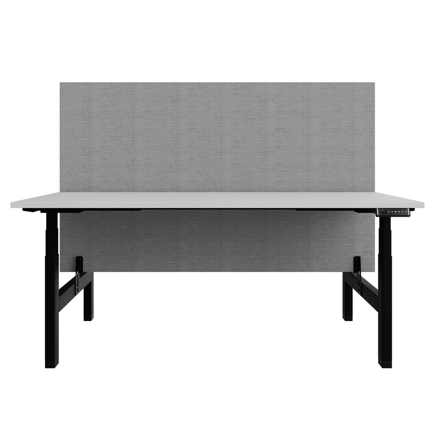 Bureau TELDRA Pro Team | 1600-1800 mm, réglable en hauteur électriquement, gris perle