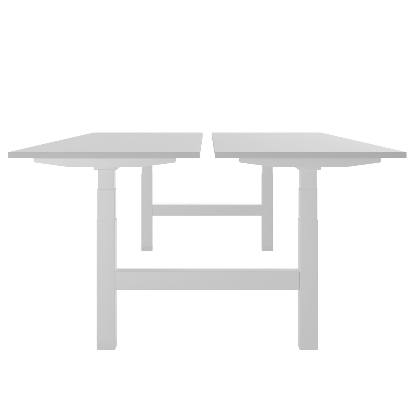 Bureau TELDRA Pro Team | 1600-1800 mm, réglable en hauteur électriquement, gris perle