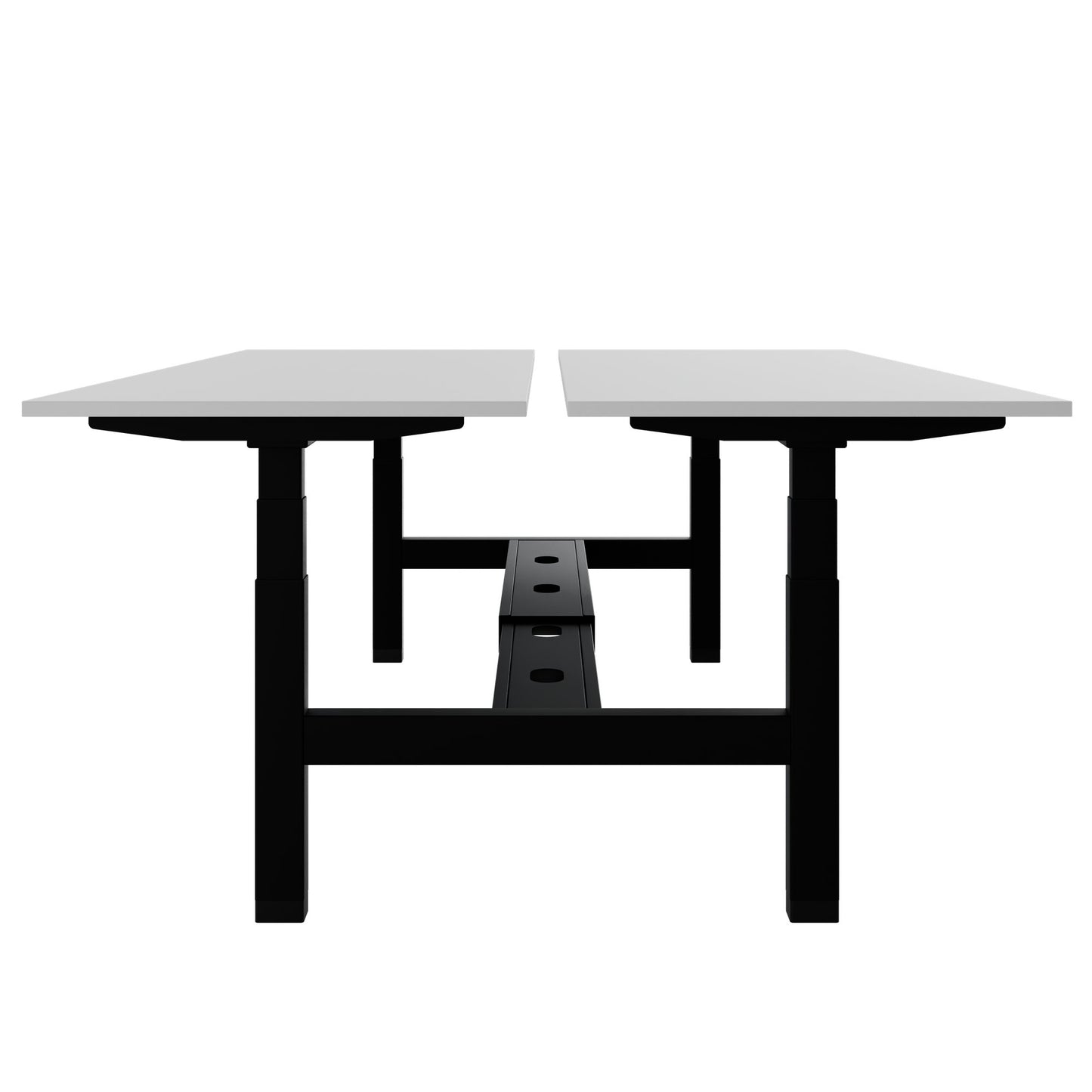 Bureau TELDRA Pro Team | 1600-1800 mm, réglable en hauteur électriquement, gris perle