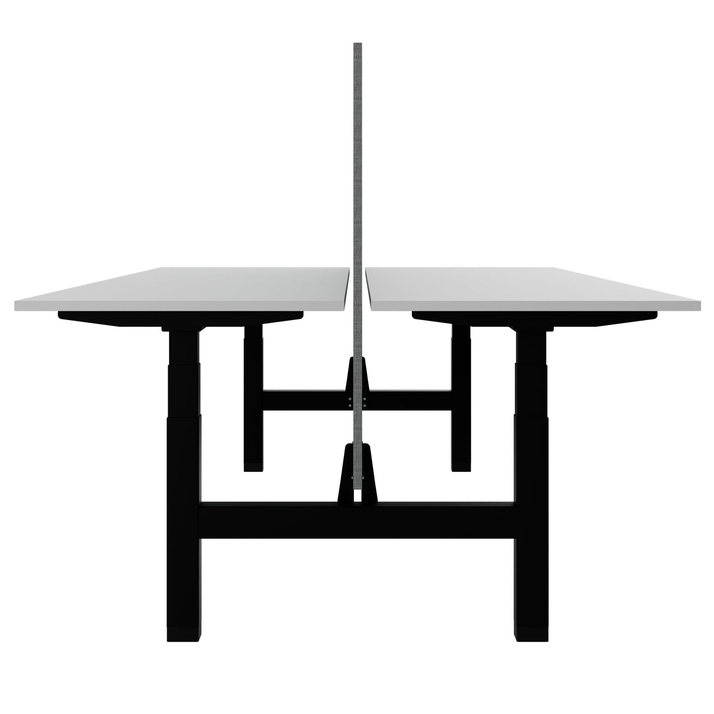 Bureau TELDRA Pro Team | 1600-1800 mm, réglable en hauteur électriquement, gris perle