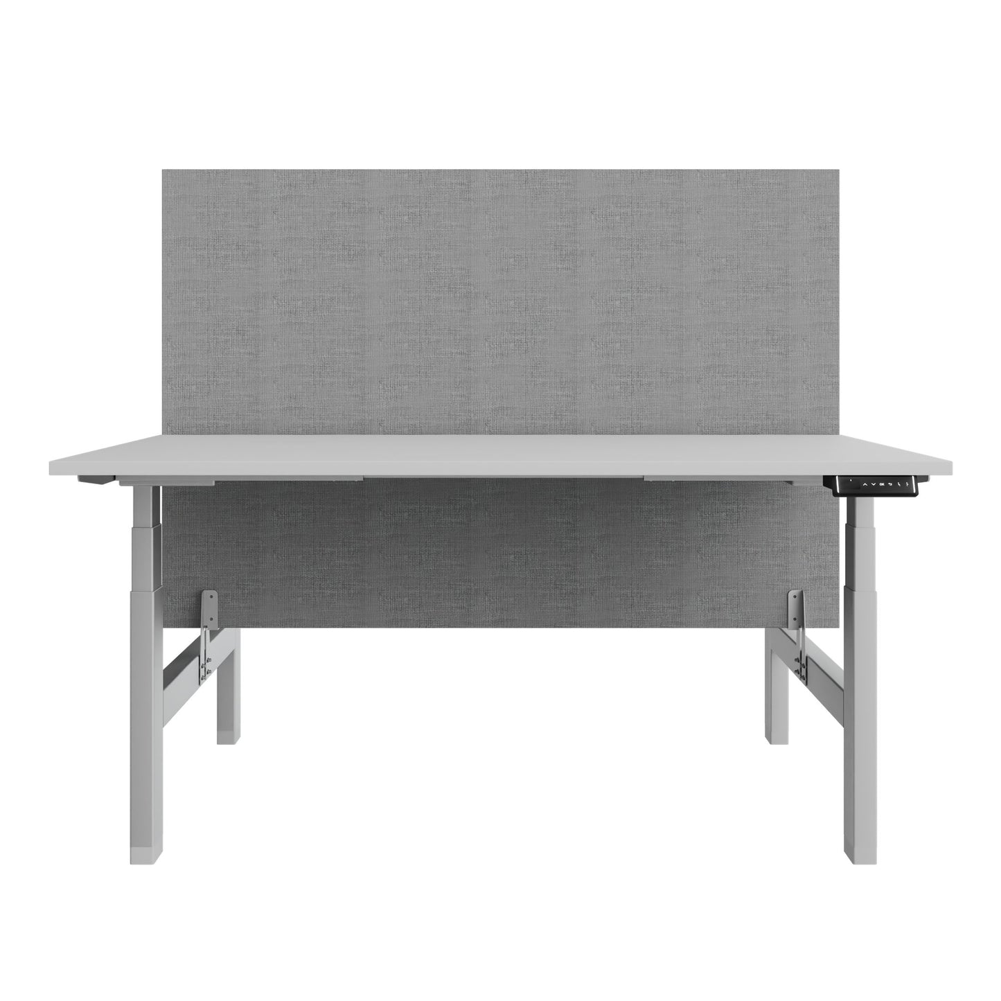 Bureau TELDRA Pro Team | 1600-1800 mm, réglable en hauteur électriquement, gris perle