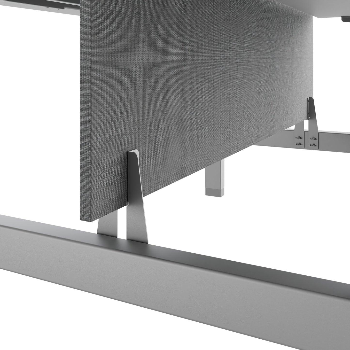 Bureau TELDRA Pro Team | 1600-1800 mm, réglable en hauteur électriquement, gris perle