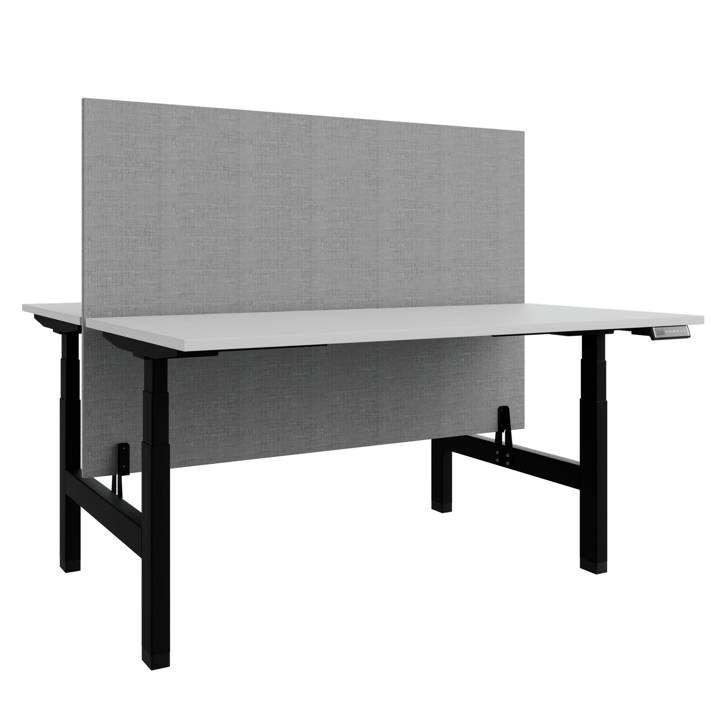 Bureau TELDRA Pro Team | 1600-1800 mm, réglable en hauteur électriquement, gris perle