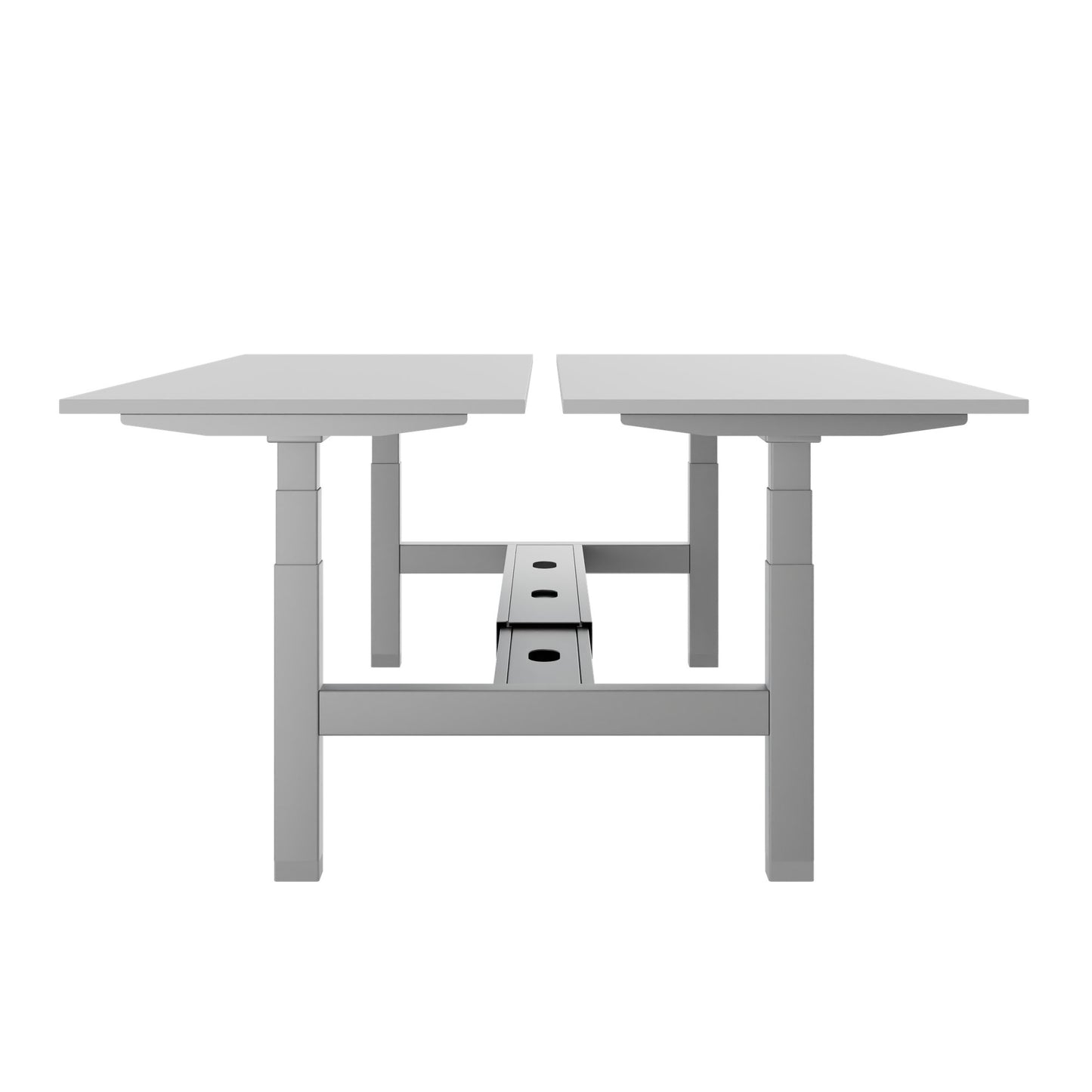 Bureau TELDRA Pro Team | 1600-1800 mm, réglable en hauteur électriquement, gris perle