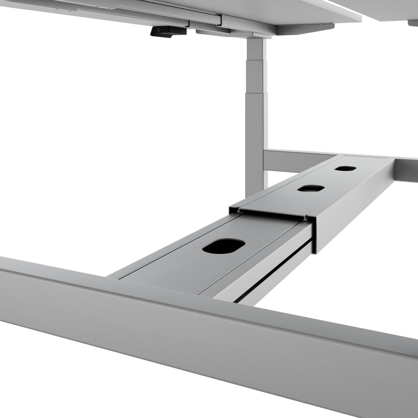 Bureau TELDRA Pro Team | 1600-1800 mm, réglable en hauteur électriquement, gris perle