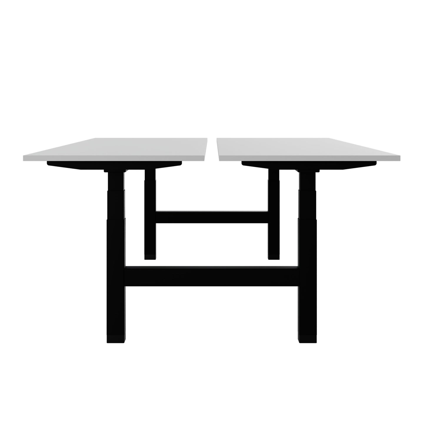 Bureau TELDRA Pro Team | 1600-1800 mm, réglable en hauteur électriquement, gris perle