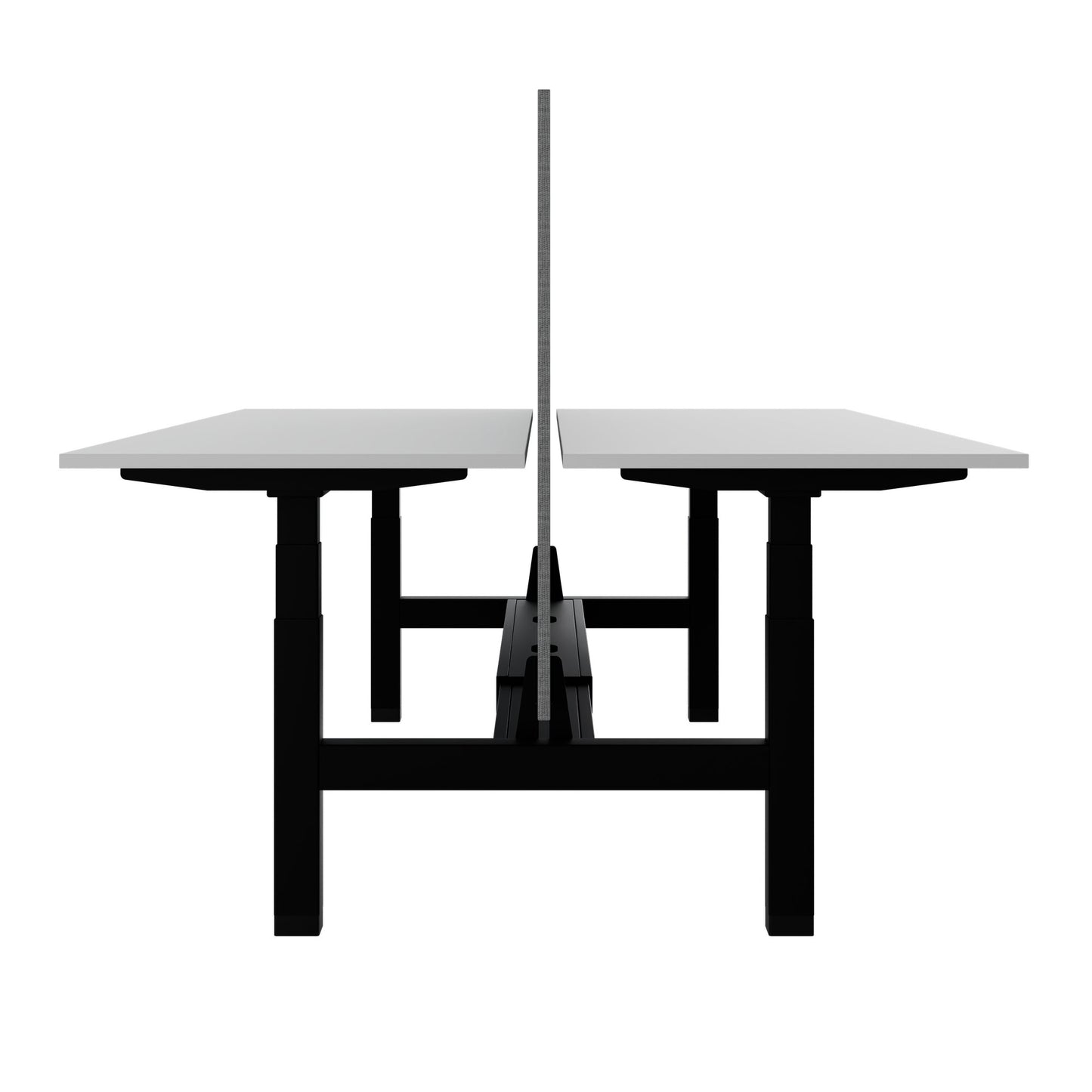 Bureau TELDRA Pro Team | 1600-1800 mm, réglable en hauteur électriquement, gris perle