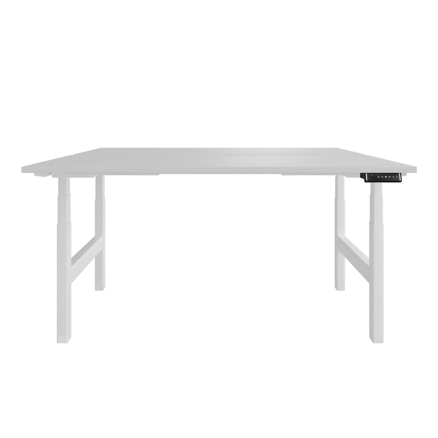 Bureau TELDRA Pro Team | 1600-1800 mm, réglable en hauteur électriquement, gris perle