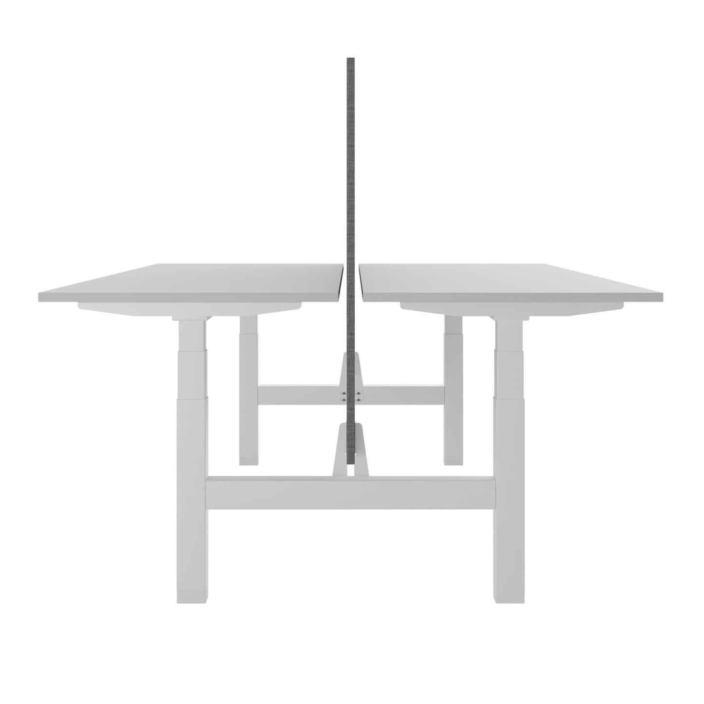 Bureau TELDRA Pro Team | 1600-1800 mm, réglable en hauteur électriquement, gris perle