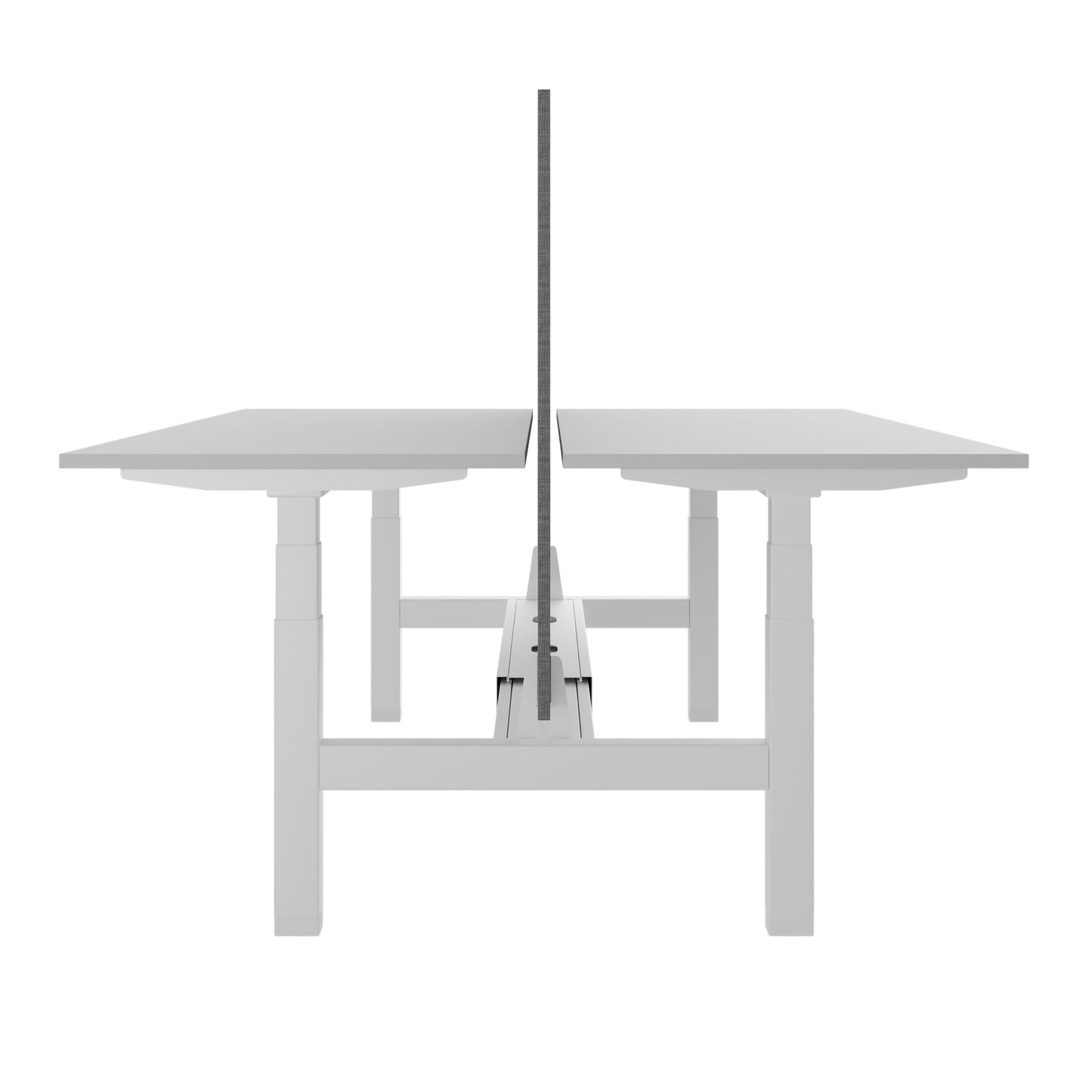 Bureau TELDRA Pro Team | 1600-1800 mm, réglable en hauteur électriquement, gris perle