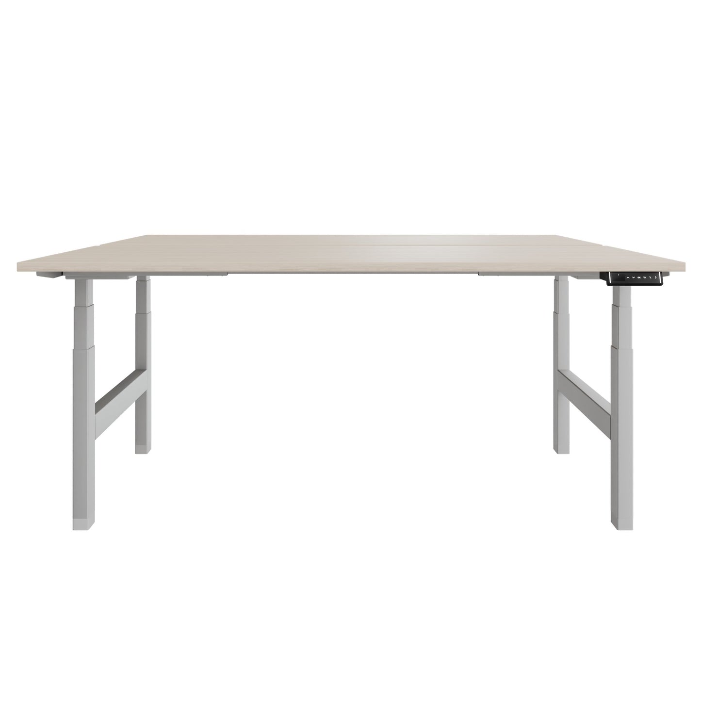 Bureau TELDRA Pro Team | 1600-1800 mm, réglable en hauteur électriquement, frêne sable