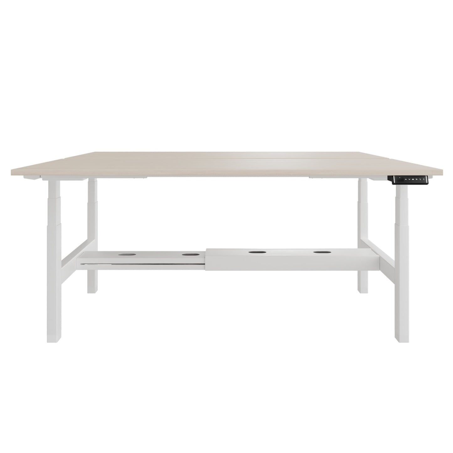 Bureau TELDRA Pro Team | 1600-1800 mm, réglable en hauteur électriquement, frêne sable