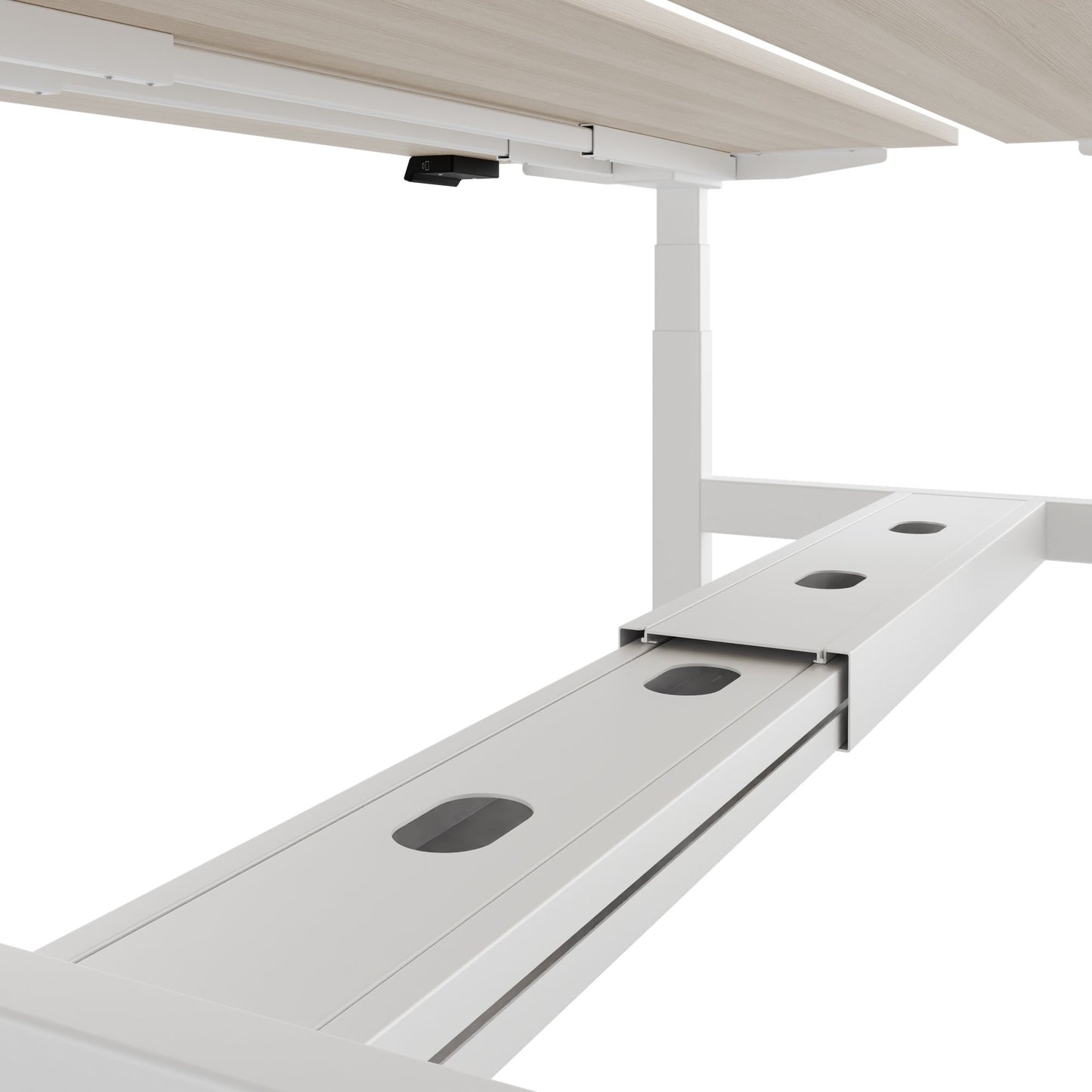 Bureau TELDRA Pro Team | 1600-1800 mm, réglable en hauteur électriquement, frêne sable