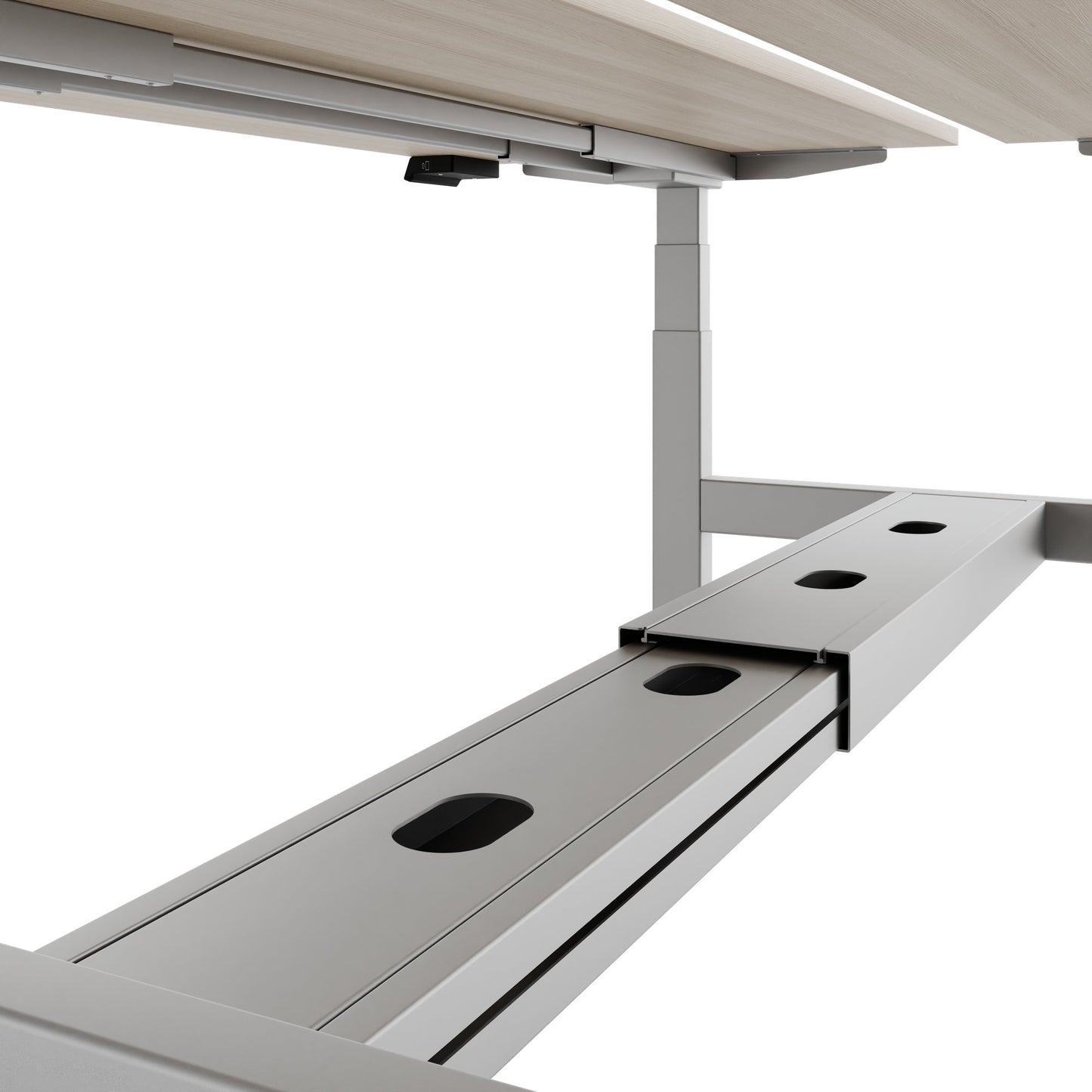 Bureau TELDRA Pro Team | 1600-1800 mm, réglable en hauteur électriquement, frêne sable