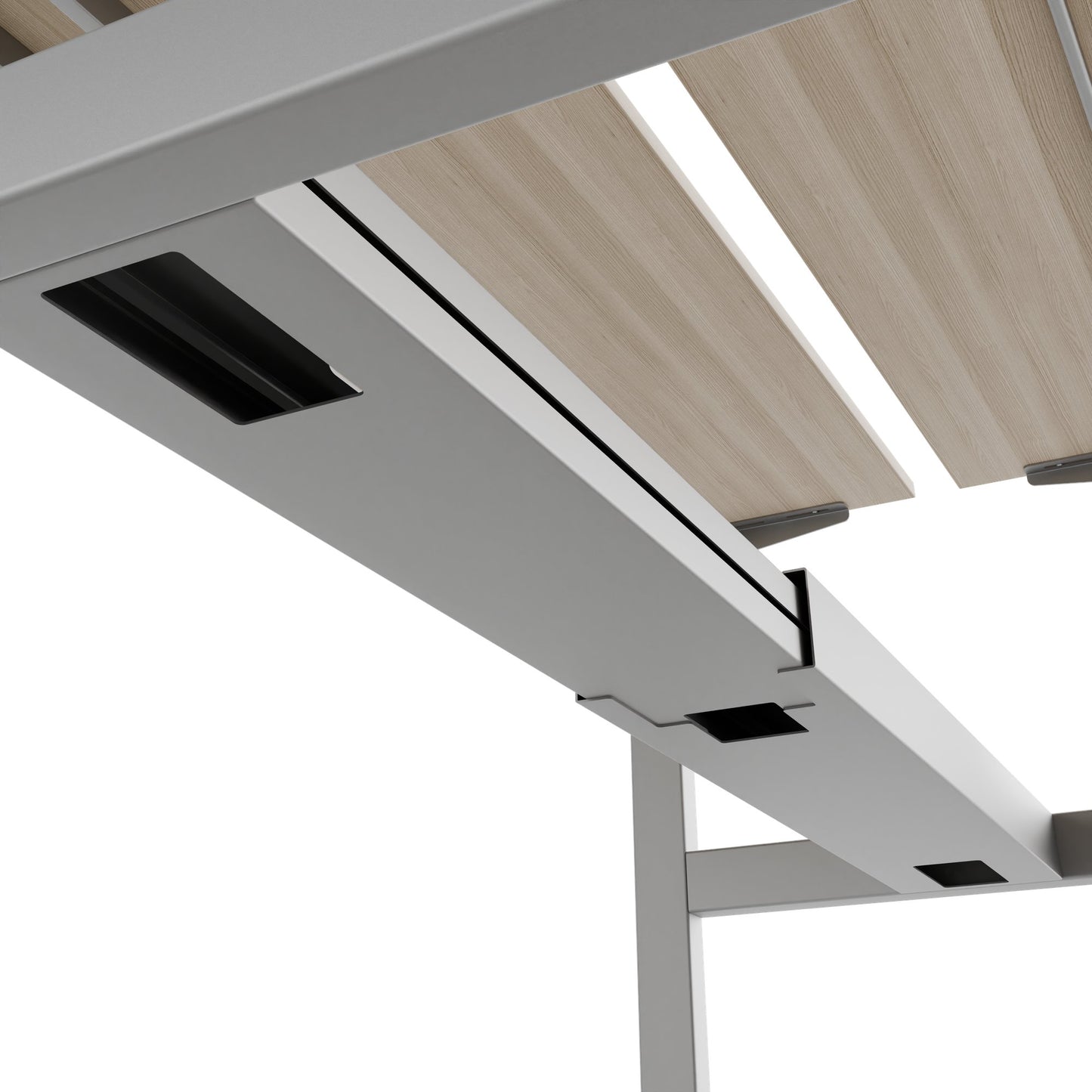 Bureau TELDRA Pro Team | 1600-1800 mm, réglable en hauteur électriquement, frêne sable