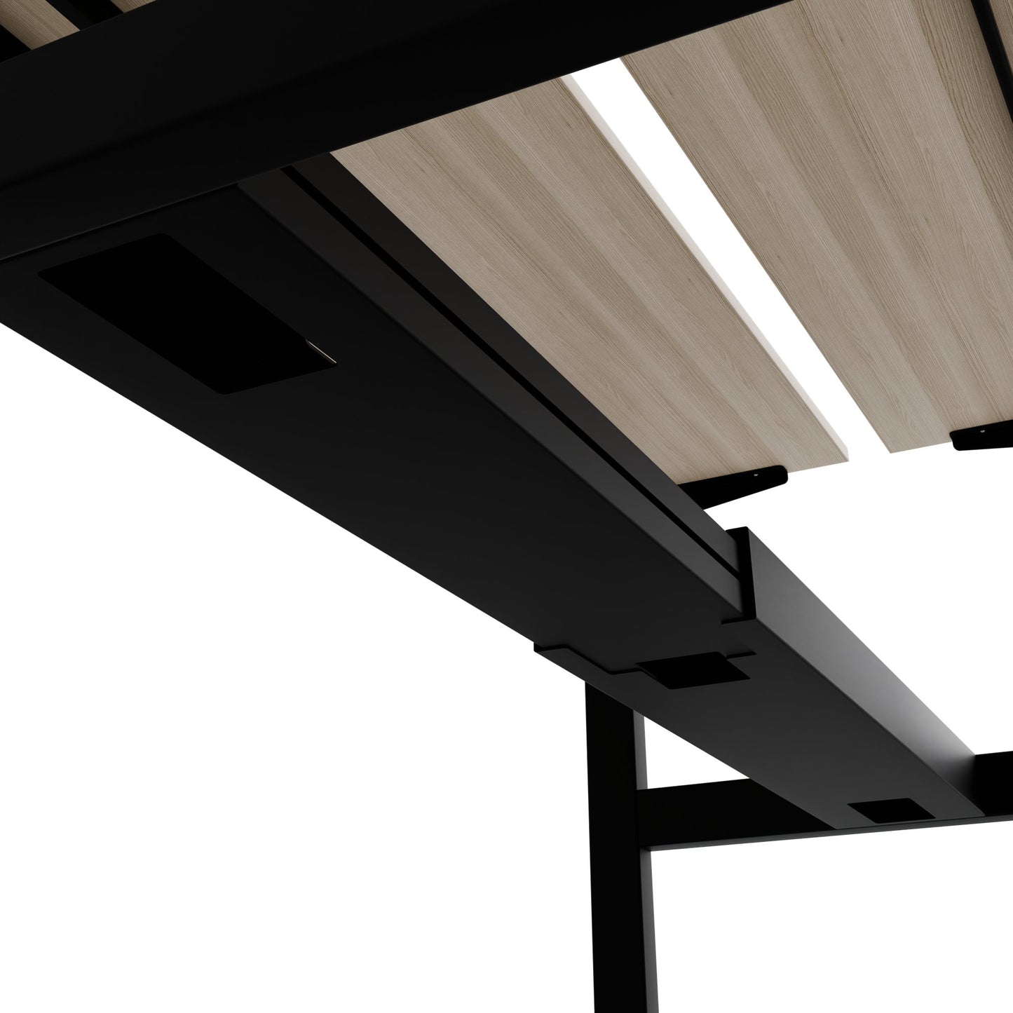 Bureau TELDRA Pro Team | 1600-1800 mm, réglable en hauteur électriquement, frêne sable