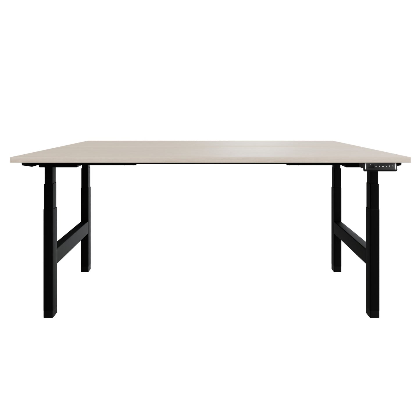 Bureau TELDRA Pro Team | 1600-1800 mm, réglable en hauteur électriquement, frêne sable