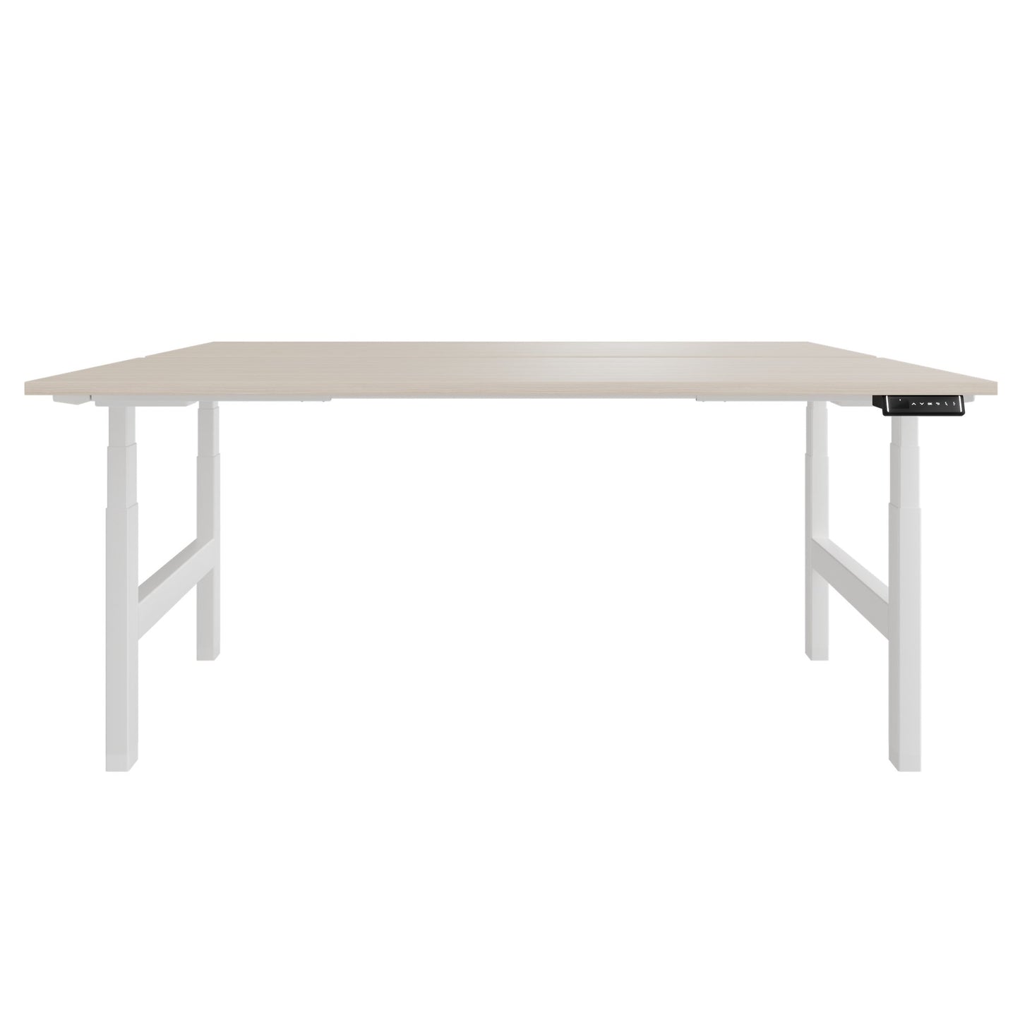 Bureau TELDRA Pro Team | 1600-1800 mm, réglable en hauteur électriquement, frêne sable