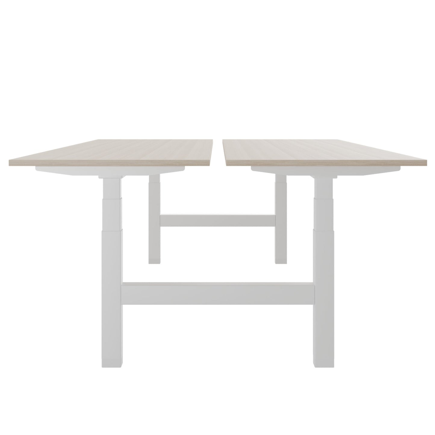 Bureau TELDRA Pro Team | 1600-1800 mm, réglable en hauteur électriquement, frêne sable