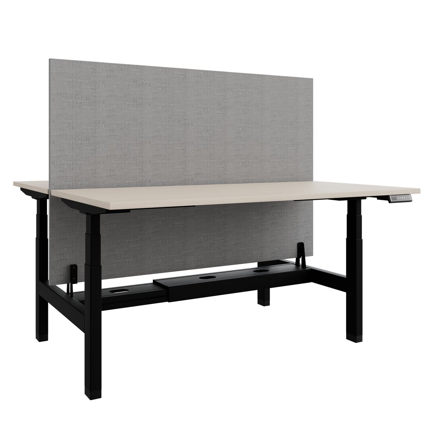 Bureau TELDRA Pro Team | 1600-1800 mm, réglable en hauteur électriquement, frêne sable