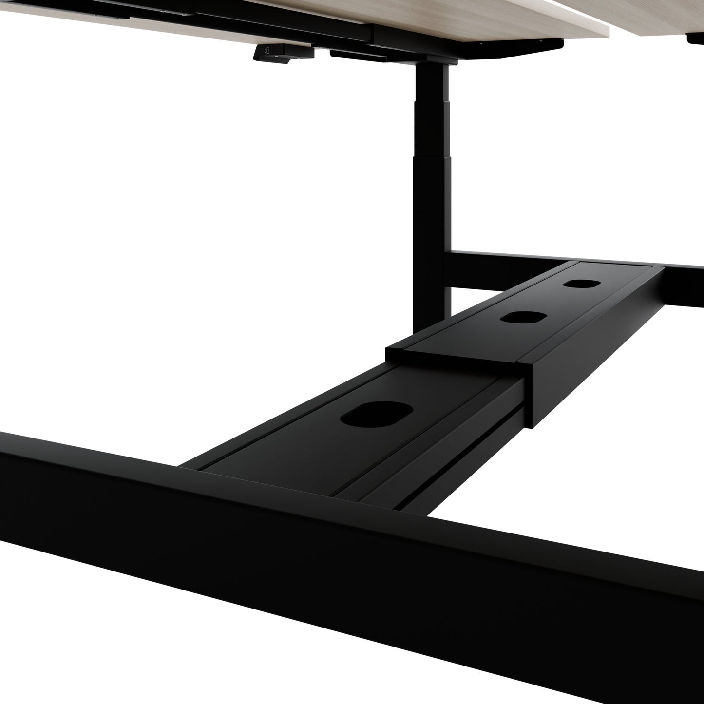 Bureau TELDRA Pro Team | 1600-1800 mm, réglable en hauteur électriquement, frêne sable