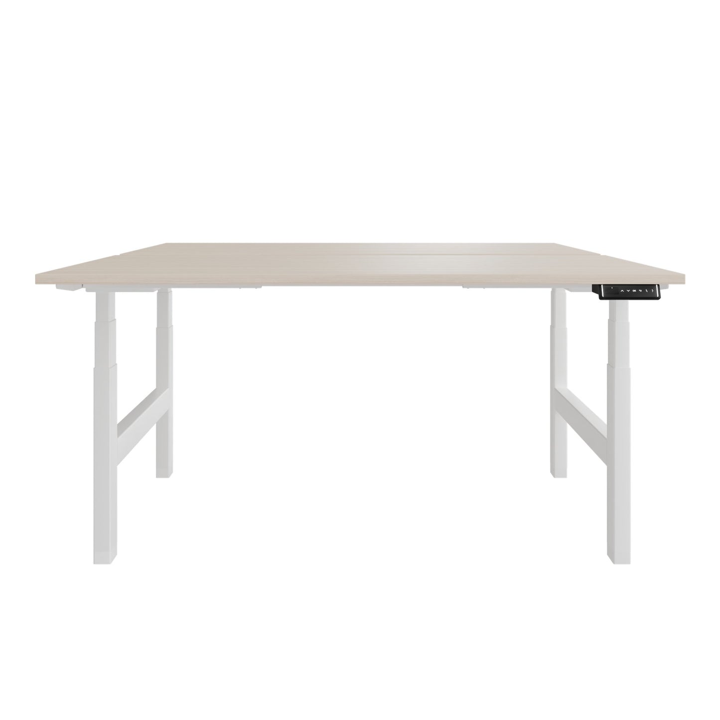 Bureau TELDRA Pro Team | 1600-1800 mm, réglable en hauteur électriquement, frêne sable