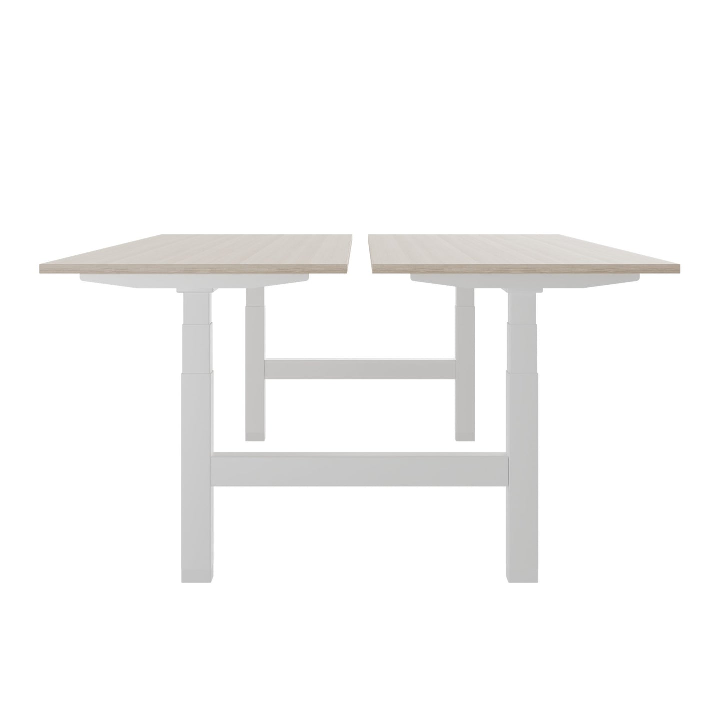 Bureau TELDRA Pro Team | 1600-1800 mm, réglable en hauteur électriquement, frêne sable