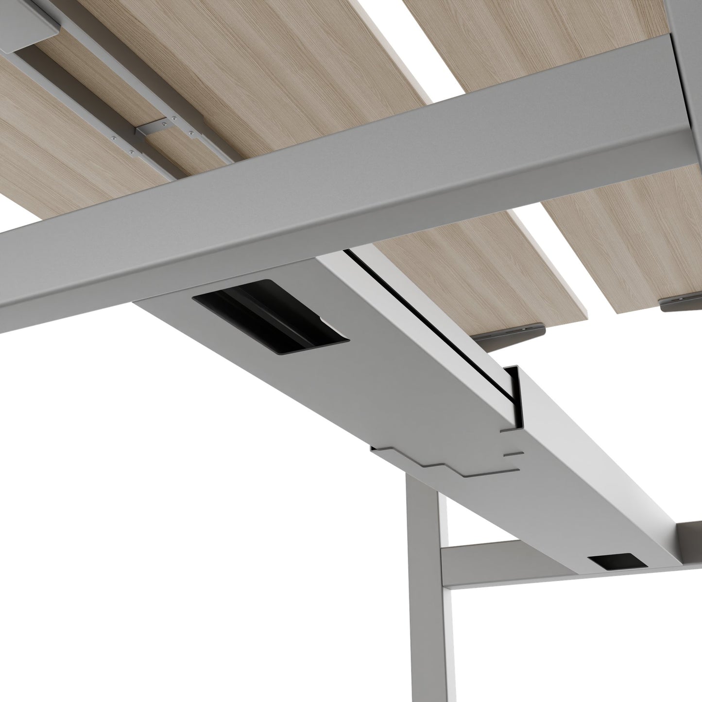 Bureau TELDRA Pro Team | 1600-1800 mm, réglable en hauteur électriquement, frêne sable