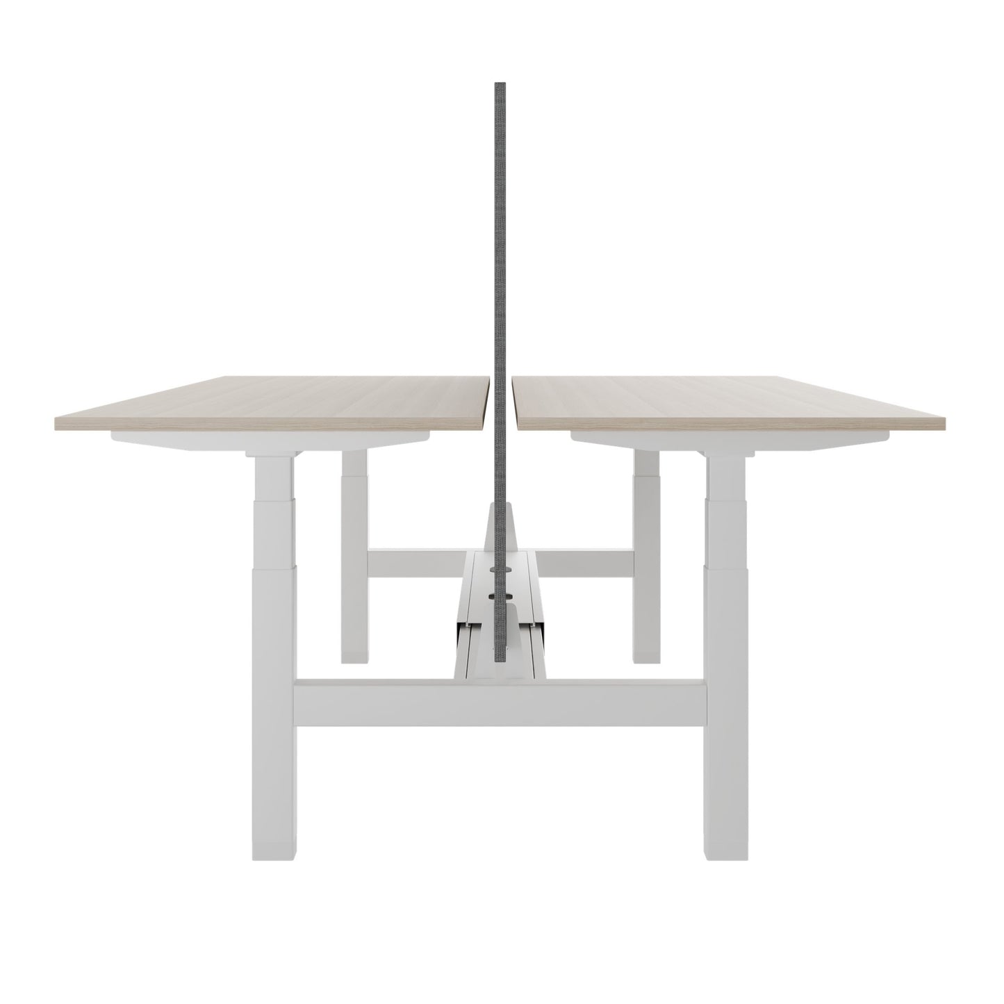 Bureau TELDRA Pro Team | 1600-1800 mm, réglable en hauteur électriquement, frêne sable