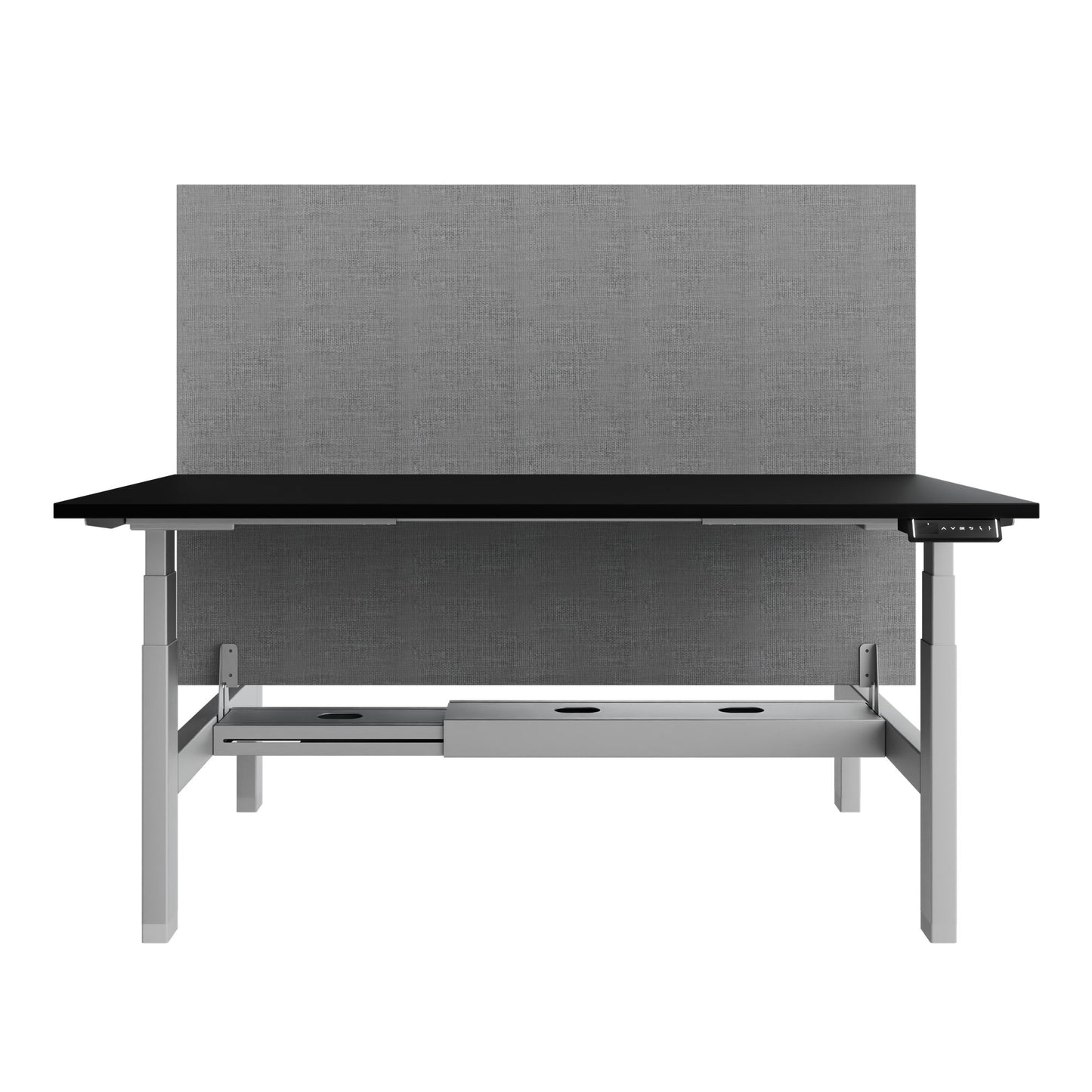 Bureau TELDRA Pro Team | 1600-1800 mm, réglable en hauteur électriquement, noir